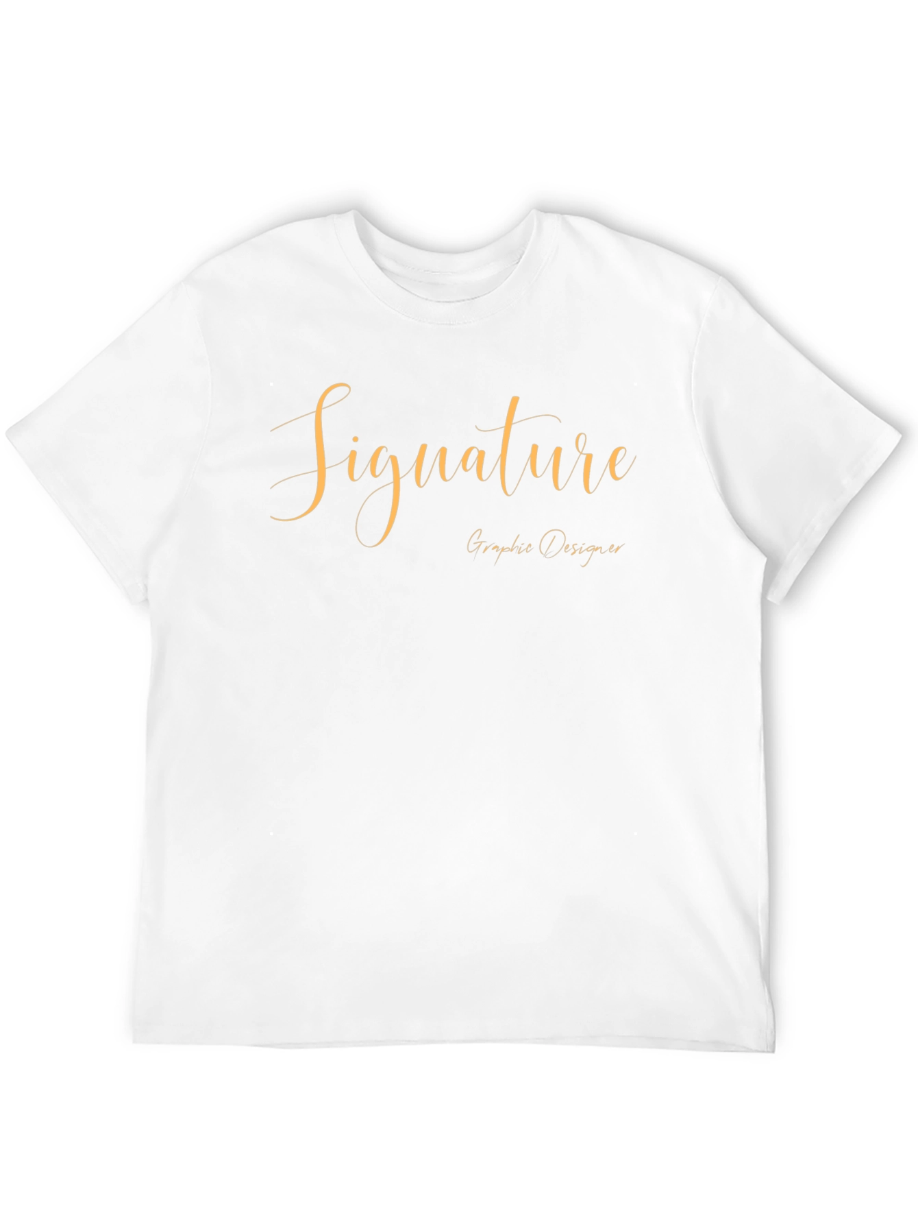 Signature Graphic Designer Black T-Shirt