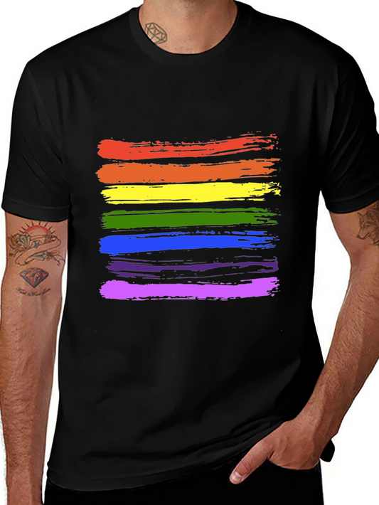 Rainbow Pride Brushstroke T-Shirt