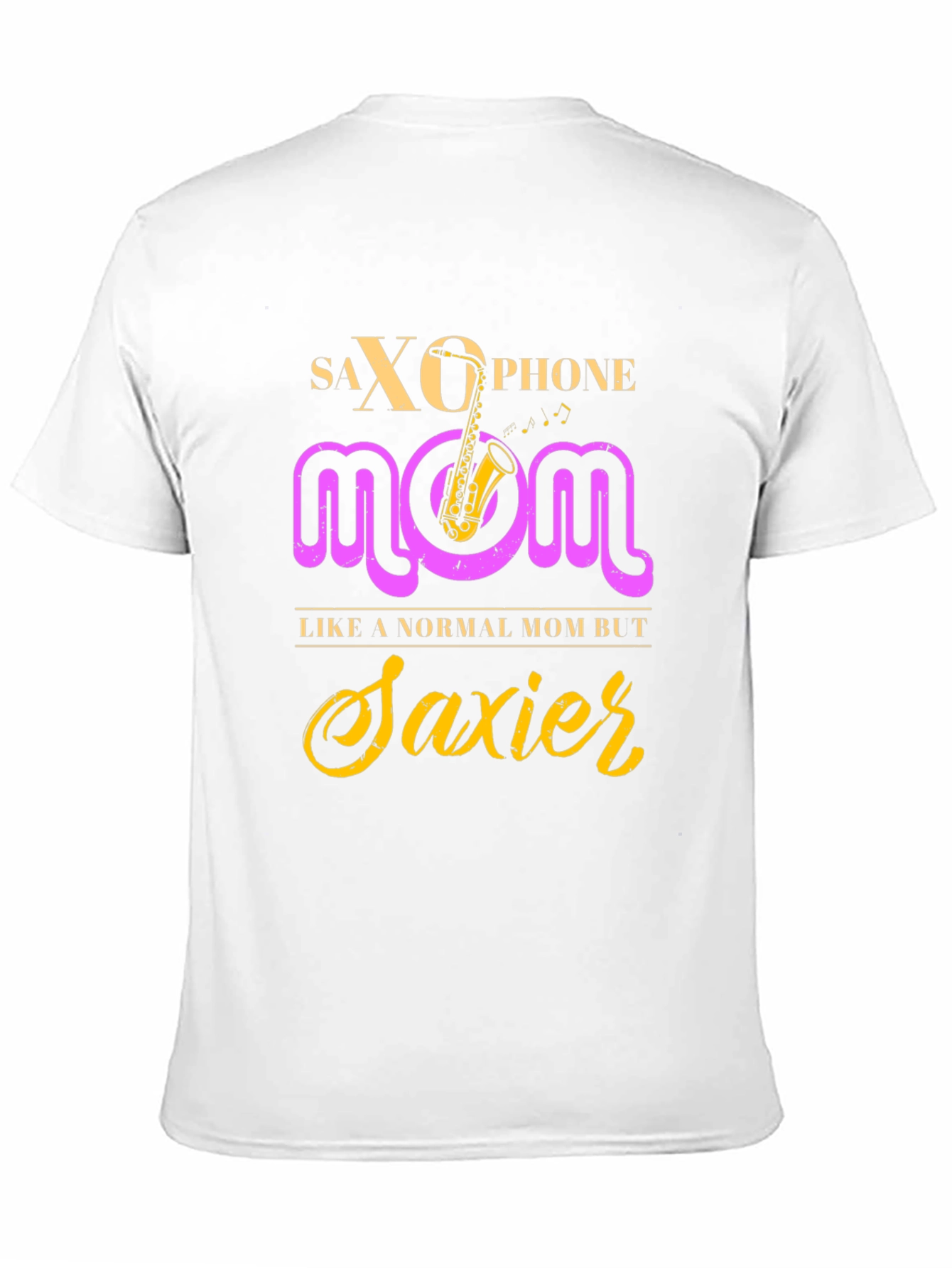 Saxophone Mom Graphic T-Shirt - Musicians Apparel