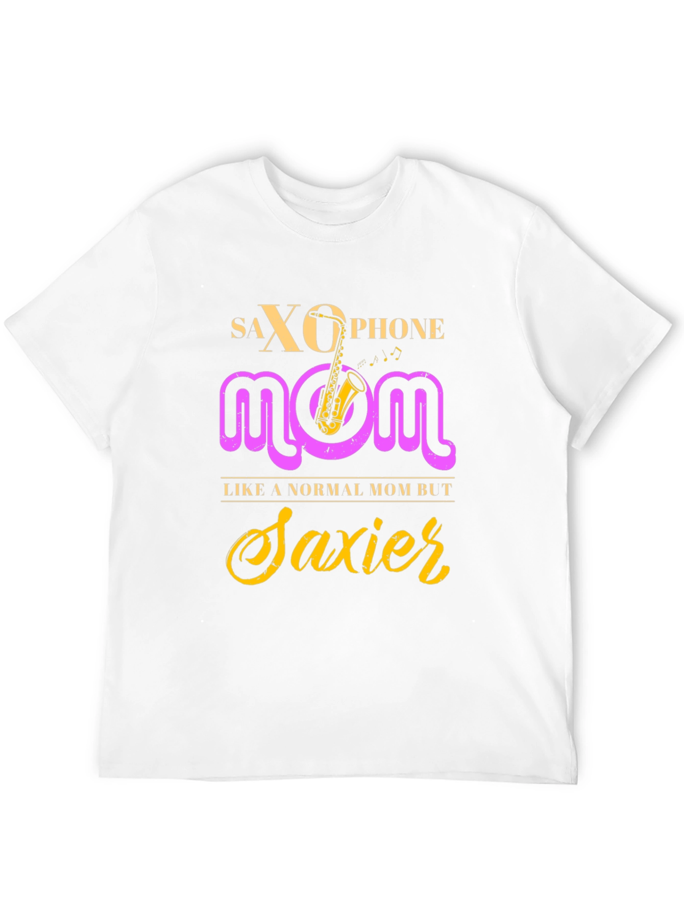 Saxophone Mom Graphic T-Shirt - Musicians Apparel