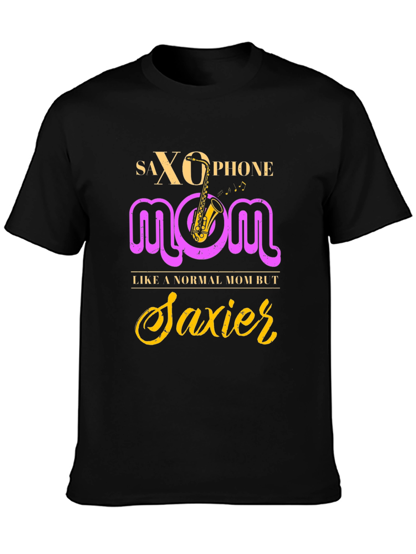 Saxophone Mom Graphic T-Shirt - Musicians Apparel