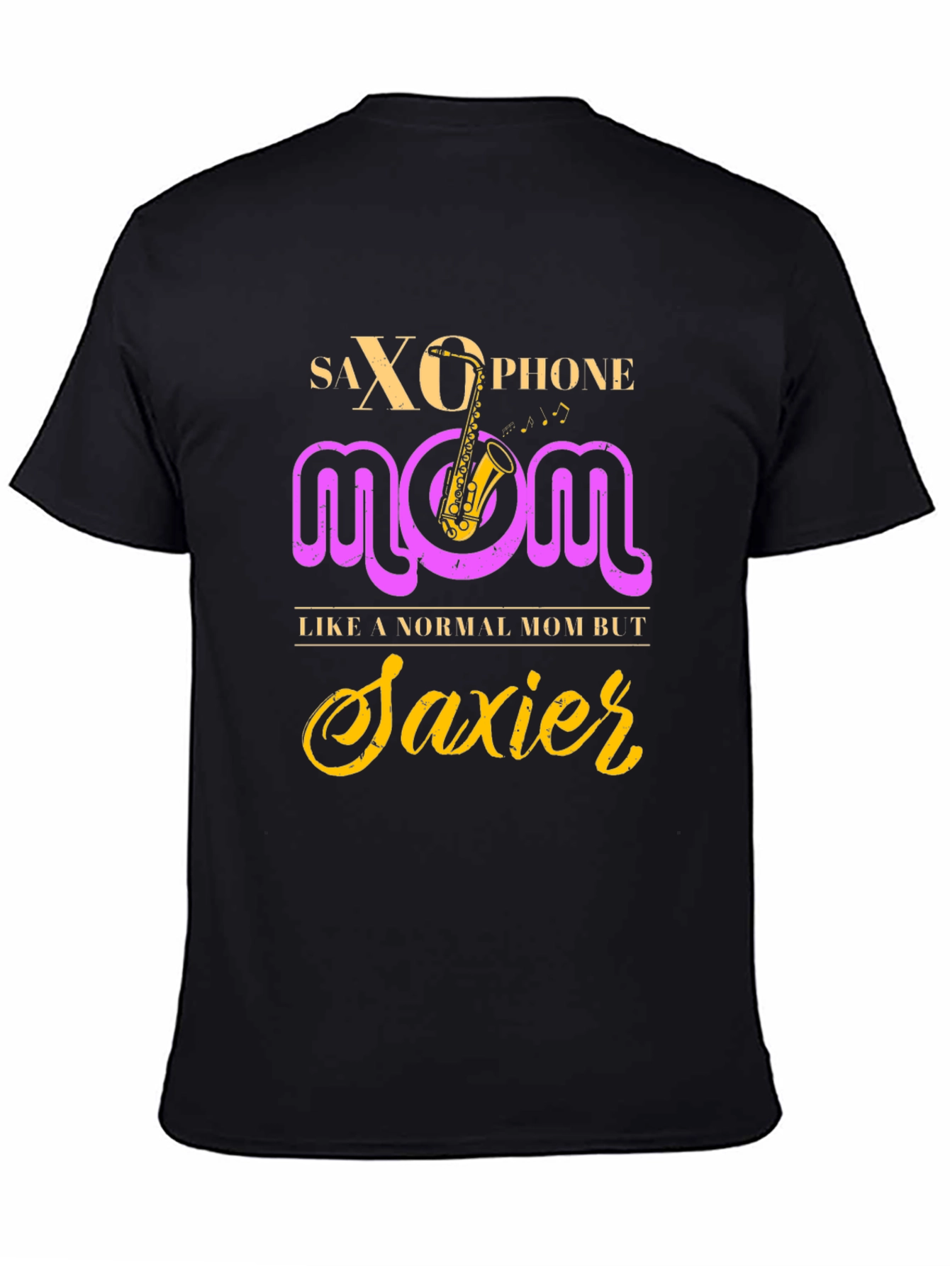Saxophone Mom Graphic T-Shirt - Musicians Apparel