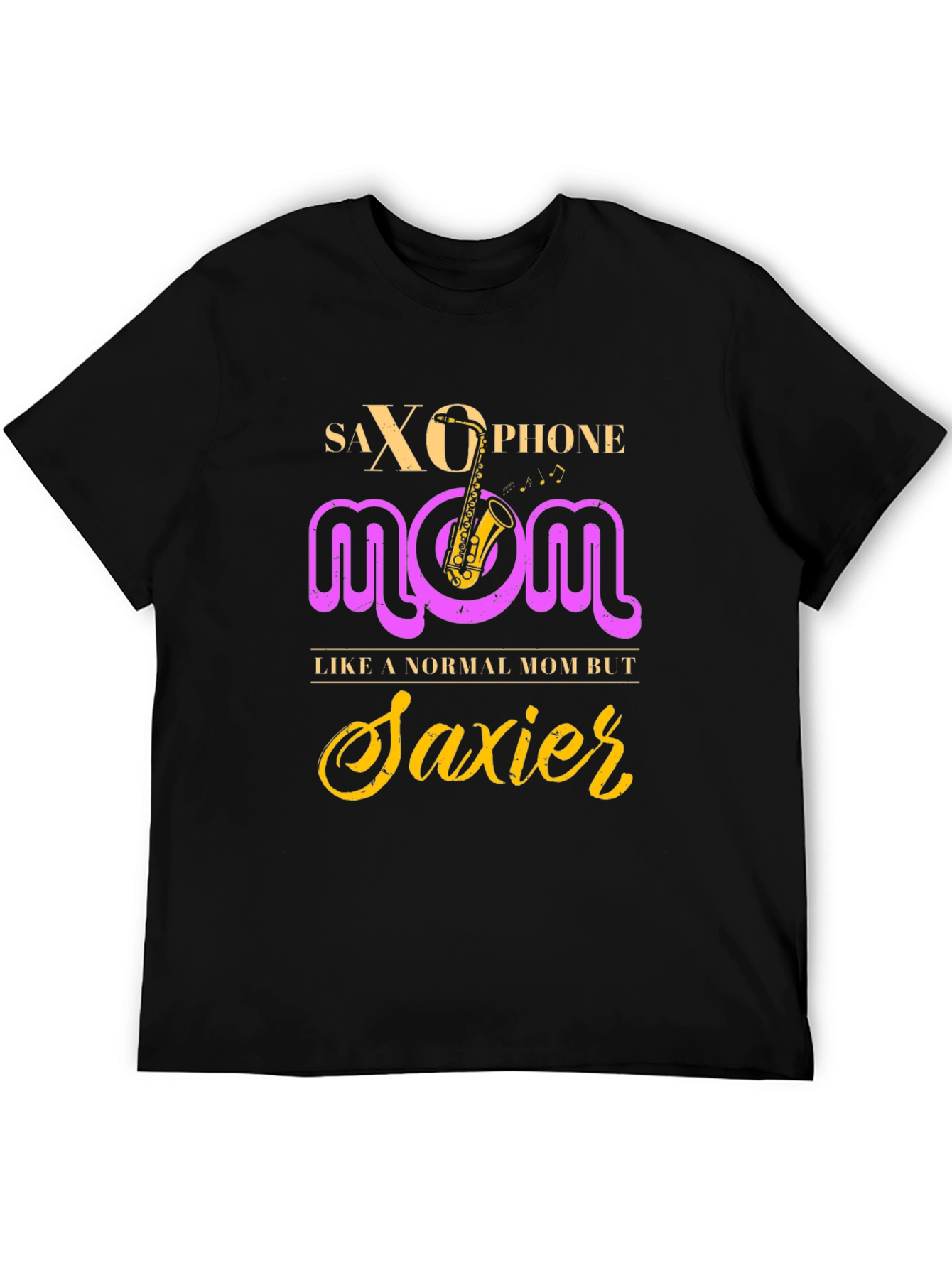 Saxophone Mom Graphic T-Shirt - Musicians Apparel