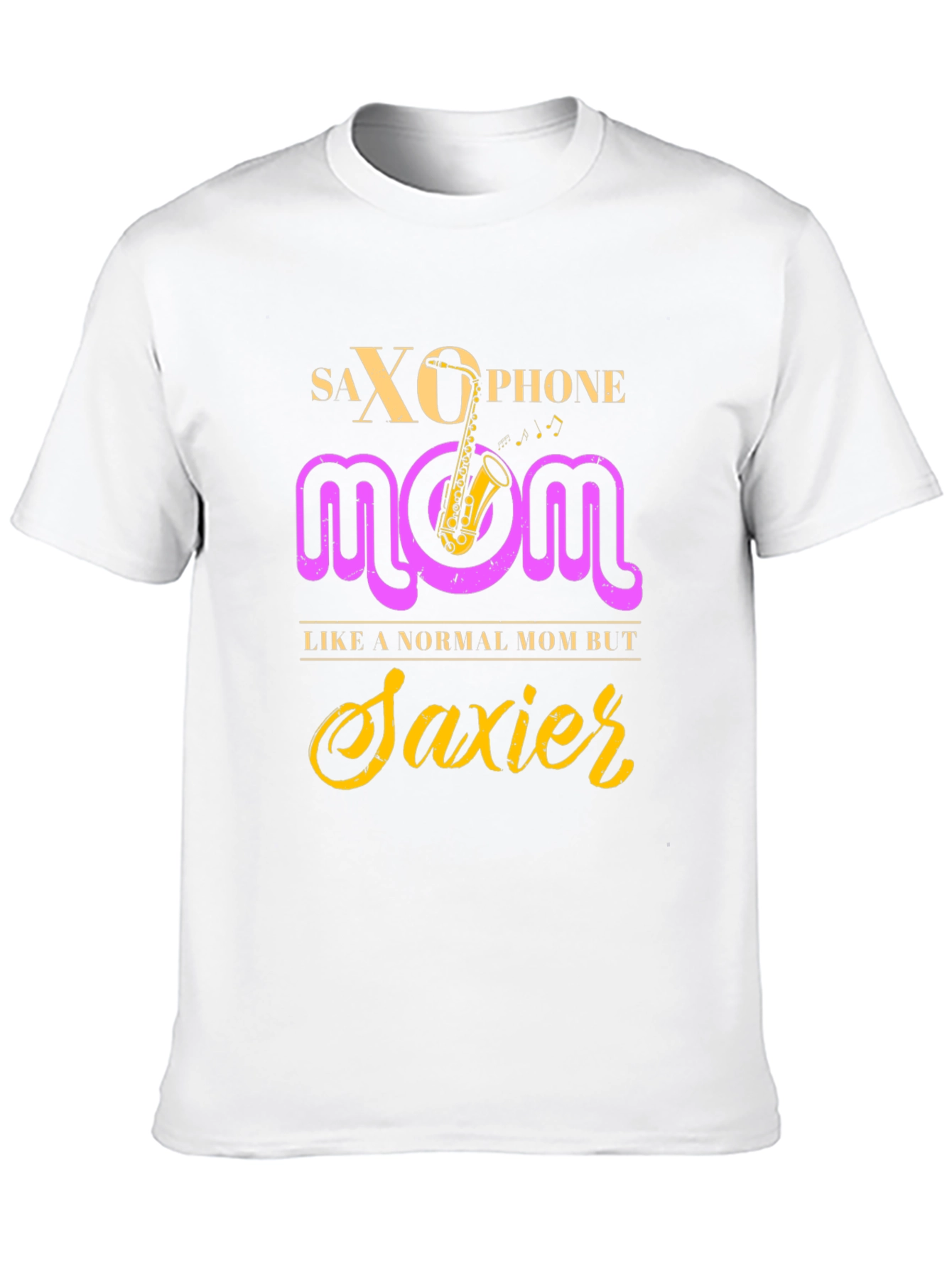 Saxophone Mom Graphic T-Shirt - Musicians Apparel