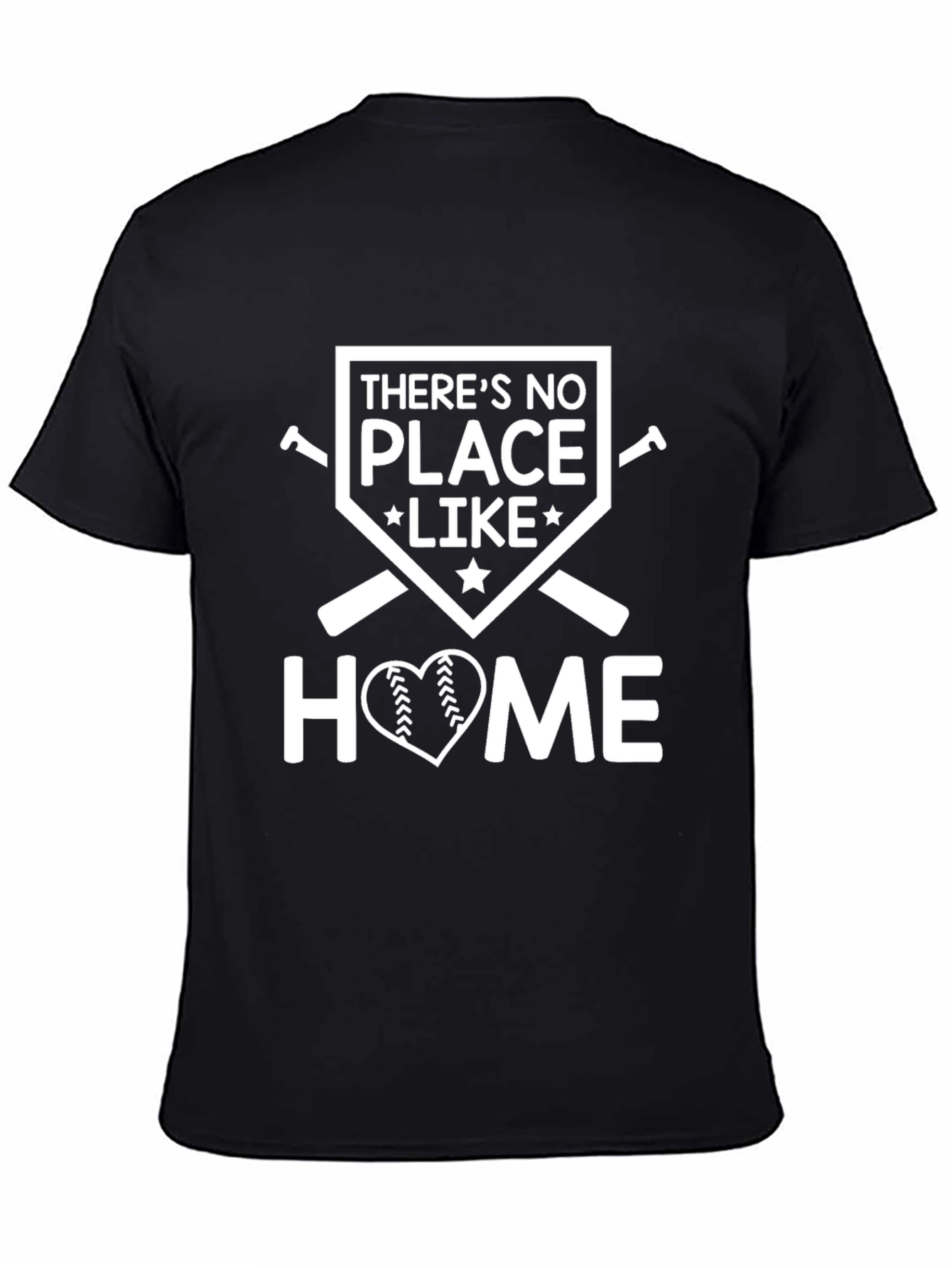 Baseball Lover T-Shirt: Theres No Place Like Home