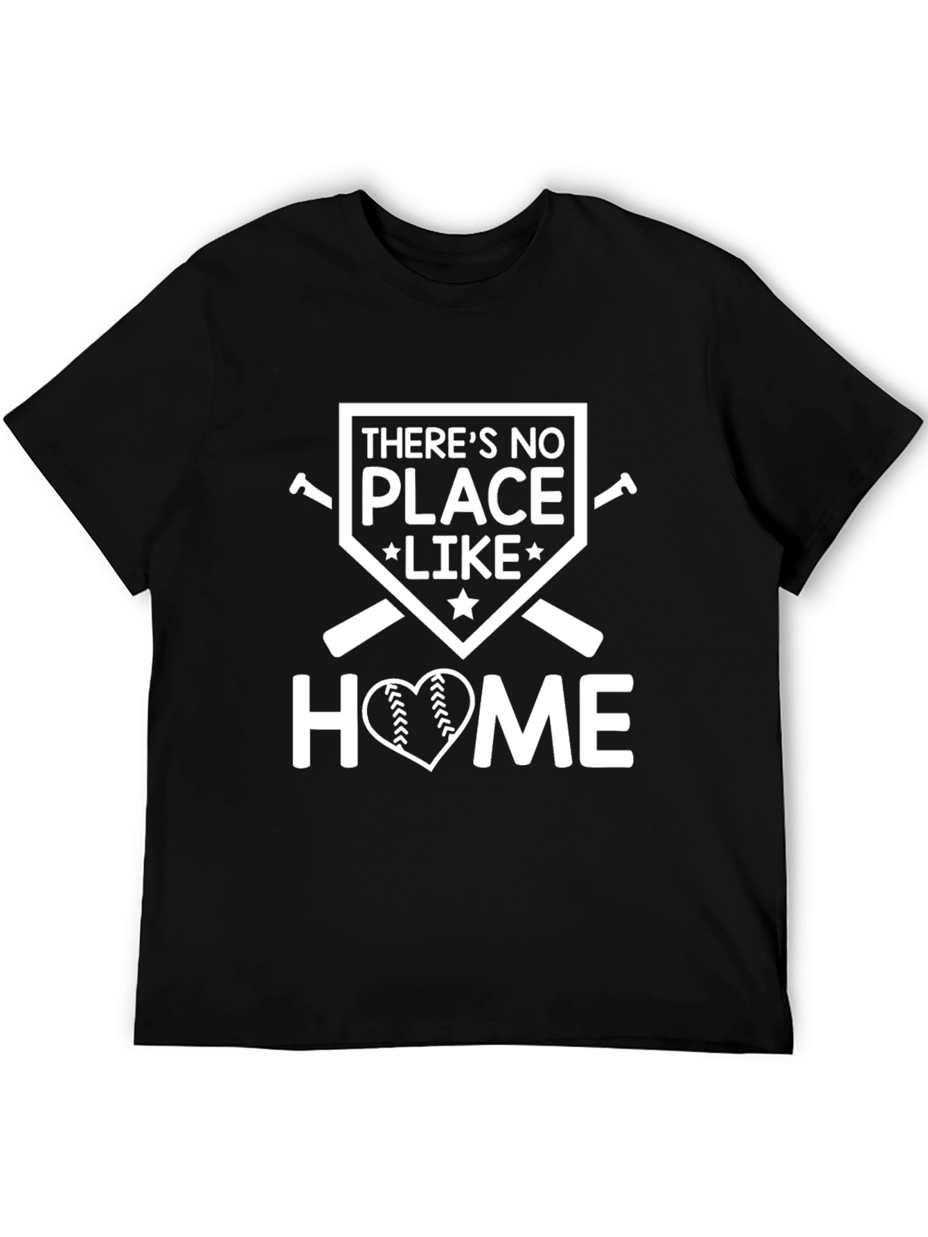 Baseball Lover T-Shirt: Theres No Place Like Home