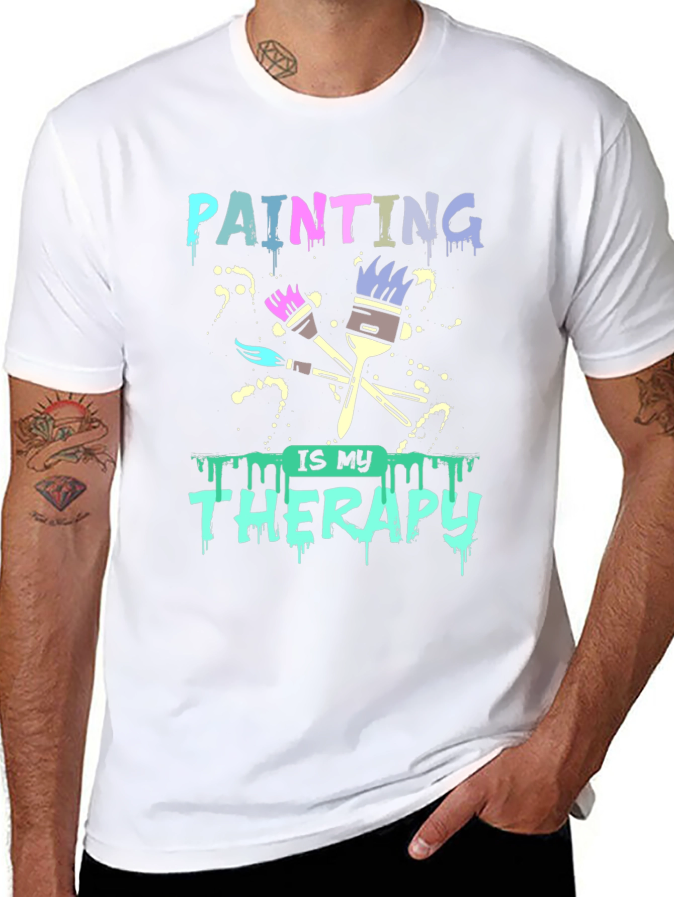 Painting is My Therapy Graphic Tee
