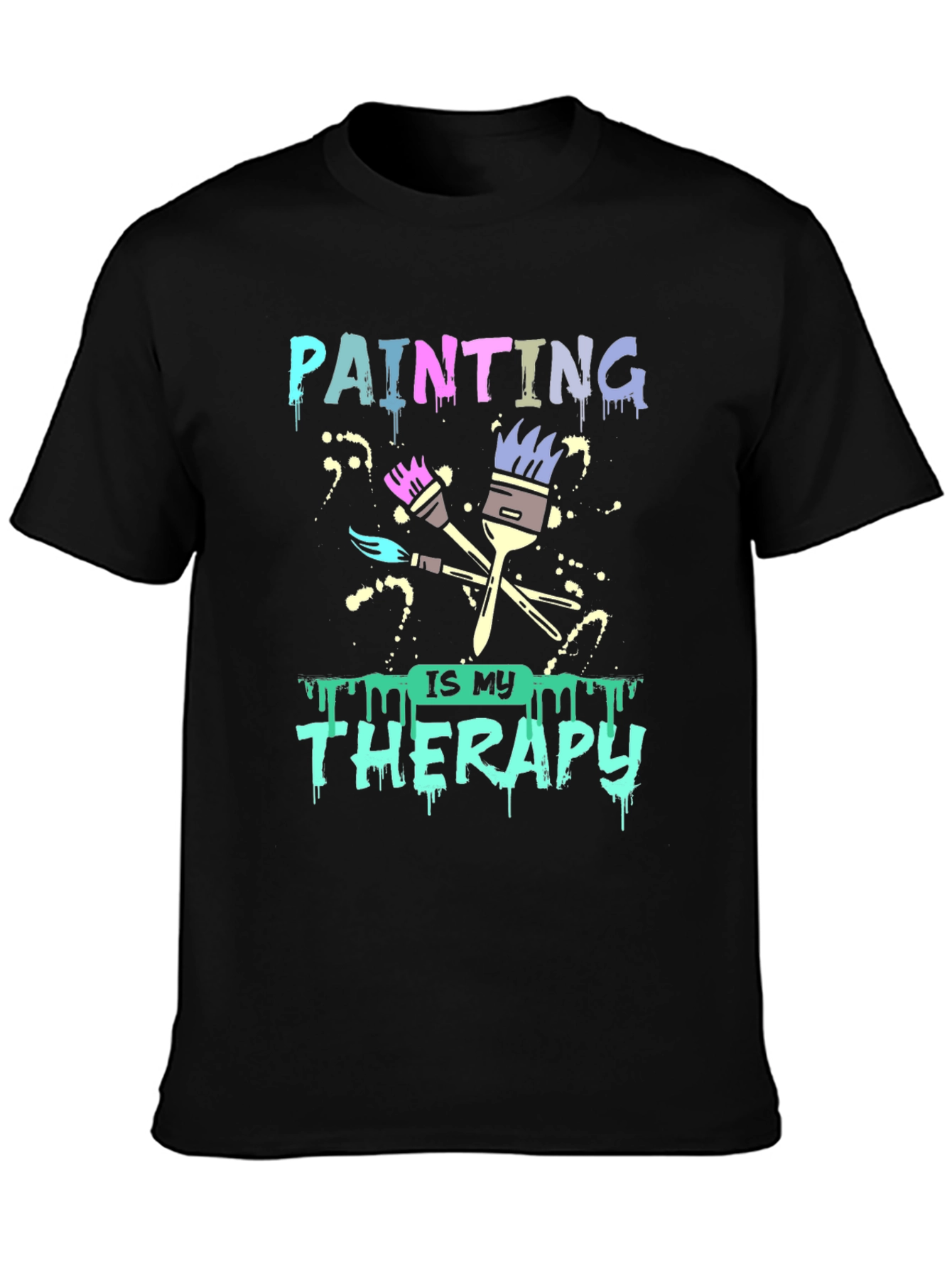 Painting is My Therapy Graphic Tee