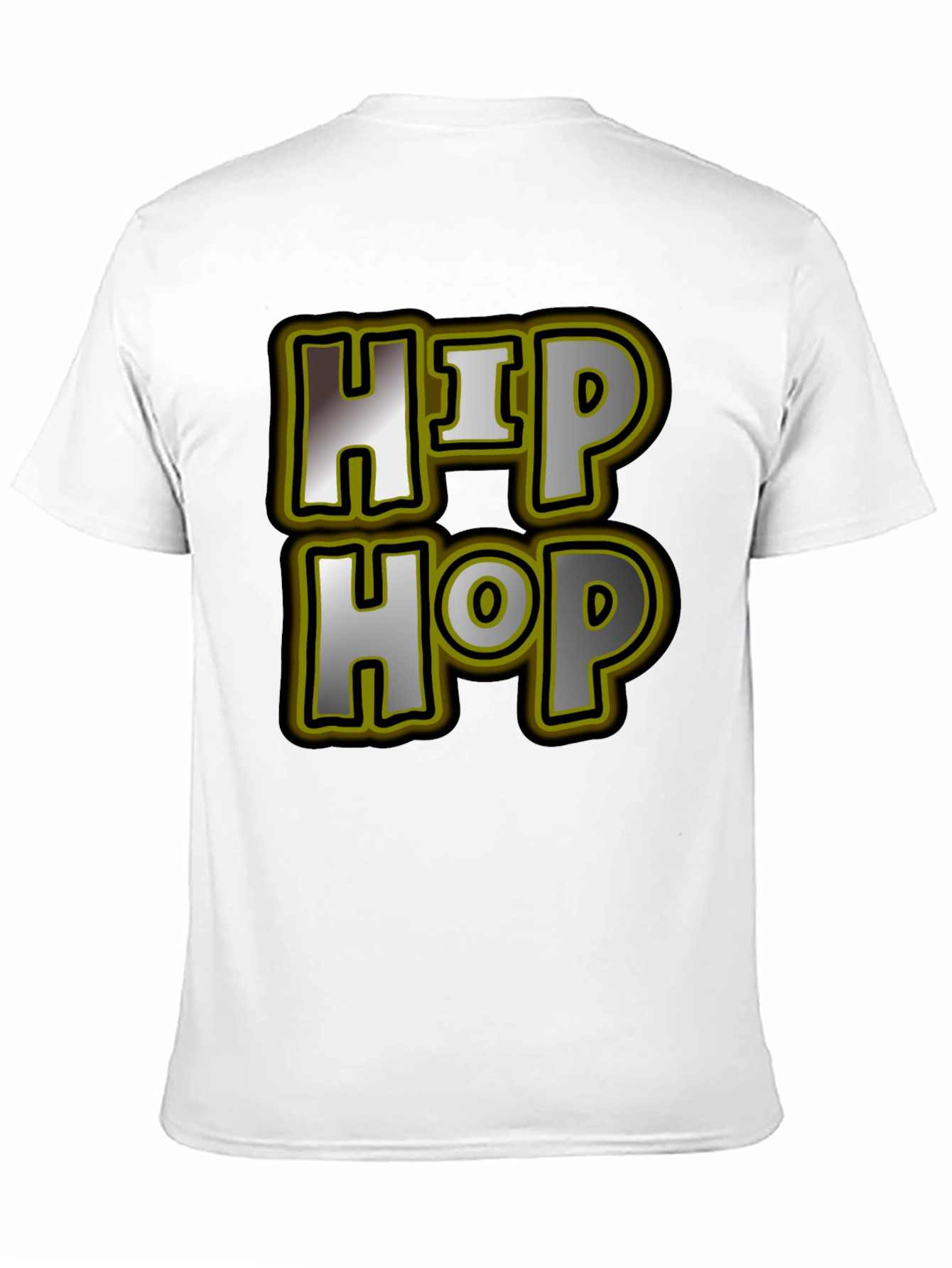 Hip Hop Graphic Tee - Mens Black T-Shirt