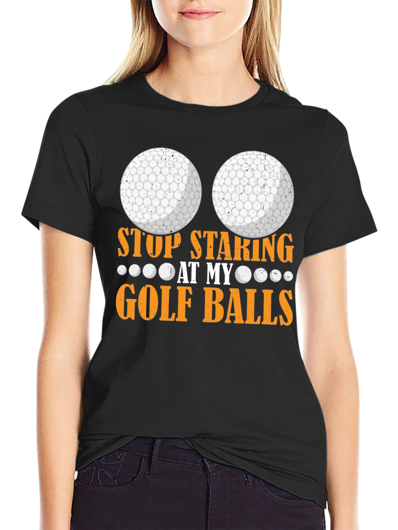 Stop Staring at My Golf Balls T-Shirt
