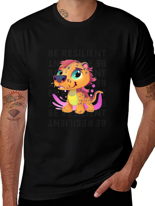 Cartoon Leopard T-Shirt - Fun Graphic Tee