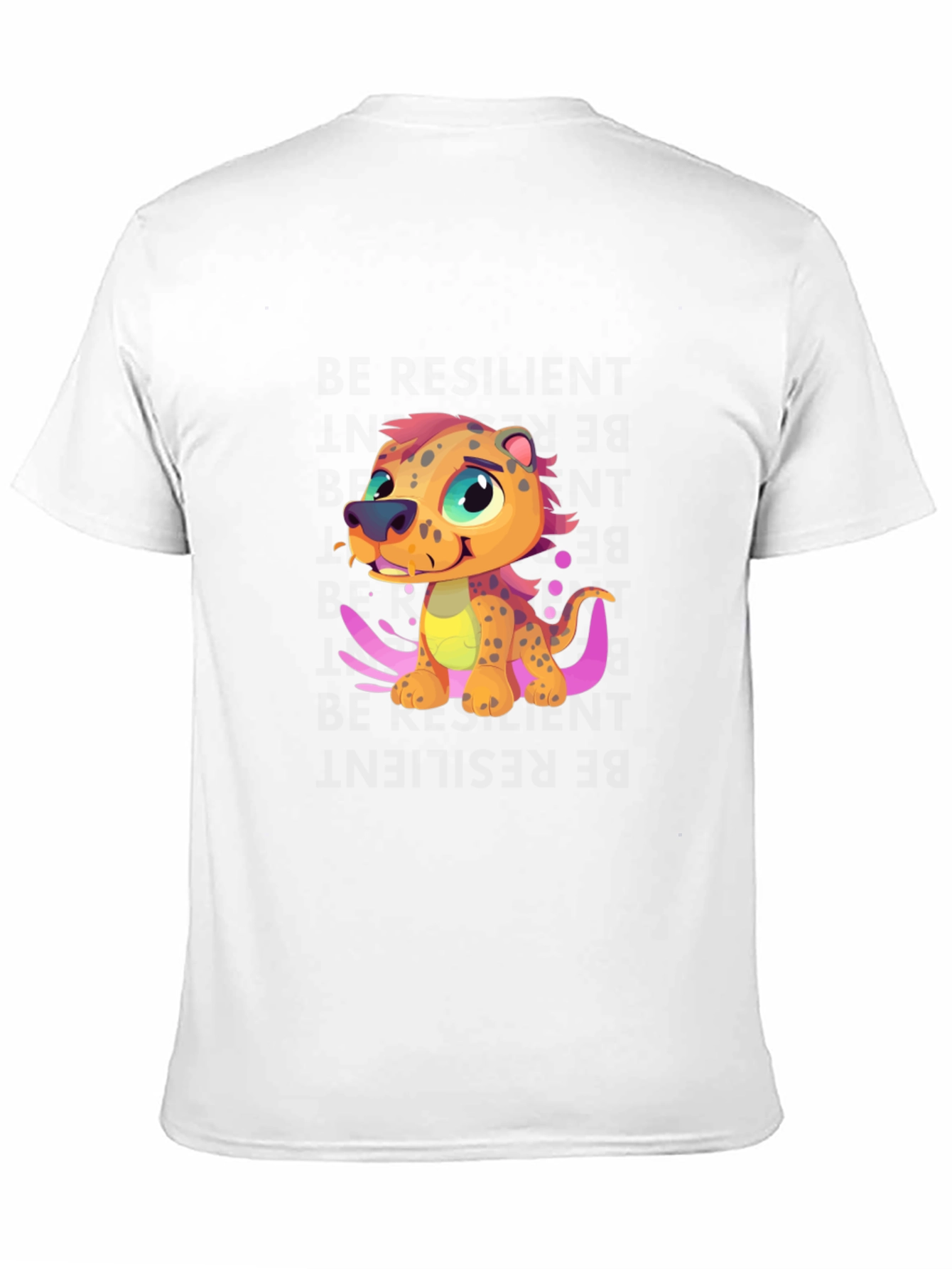 Cartoon Leopard T-Shirt - Fun Graphic Tee