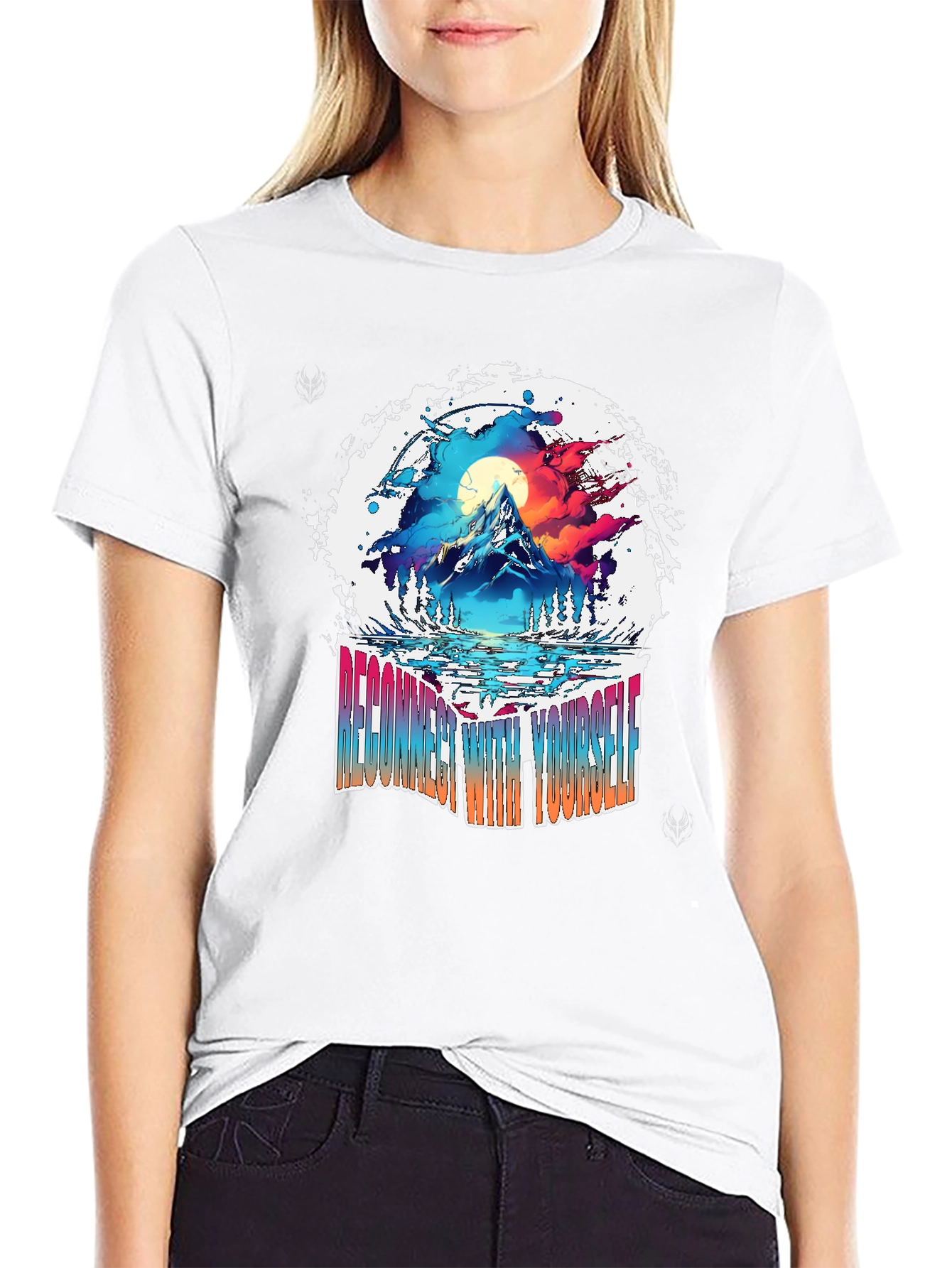 Reconnect With Yourself Black T-Shirt