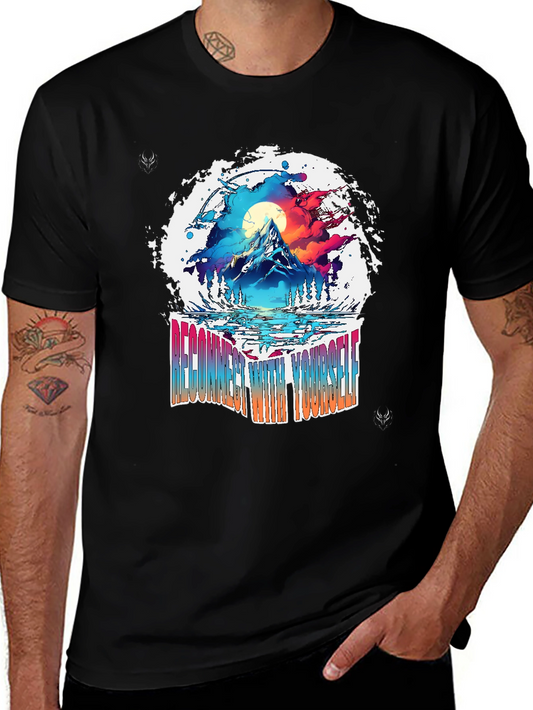 Reconnect With Yourself Black T-Shirt