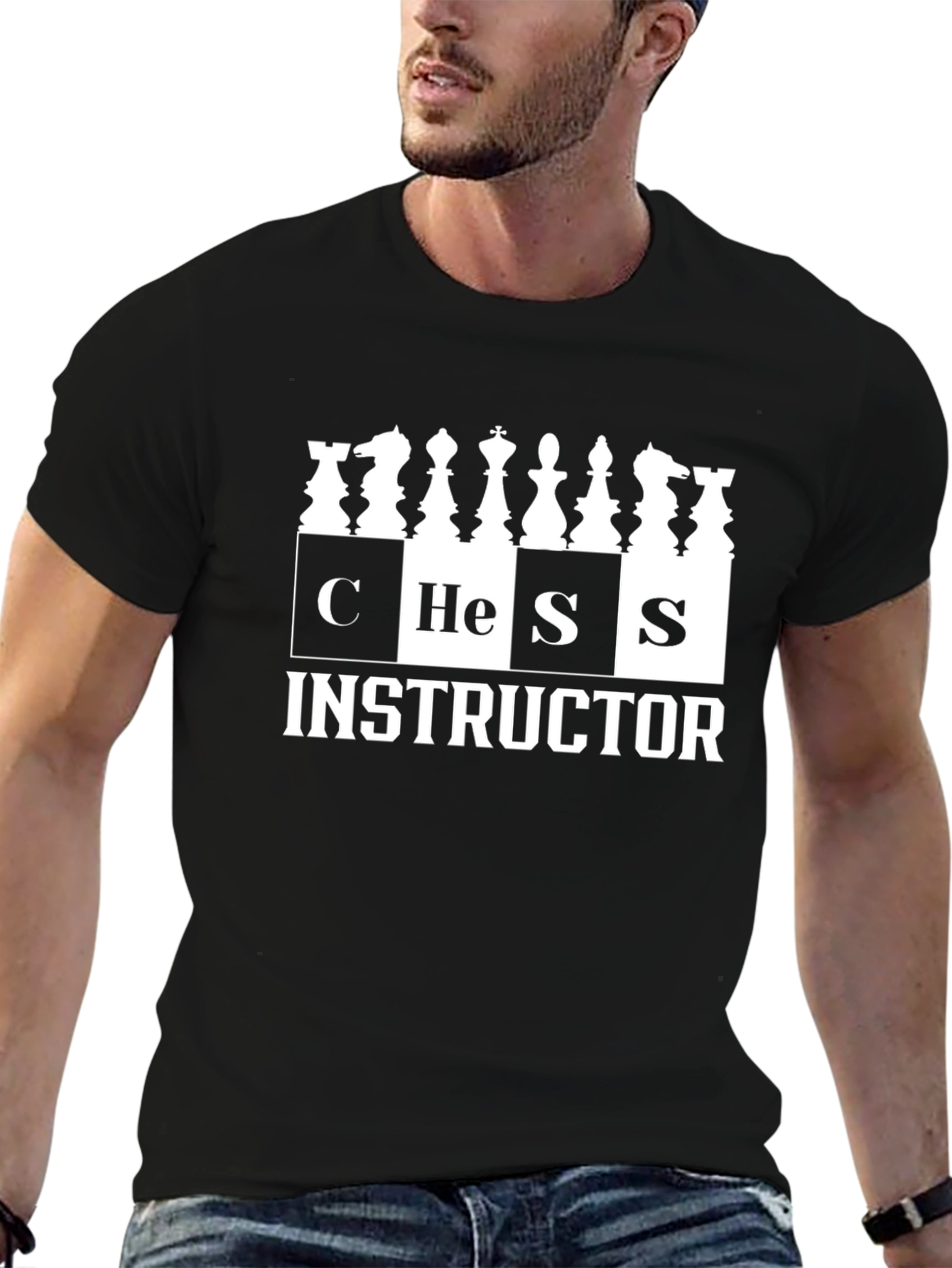 Chess Instructor Black T-Shirt