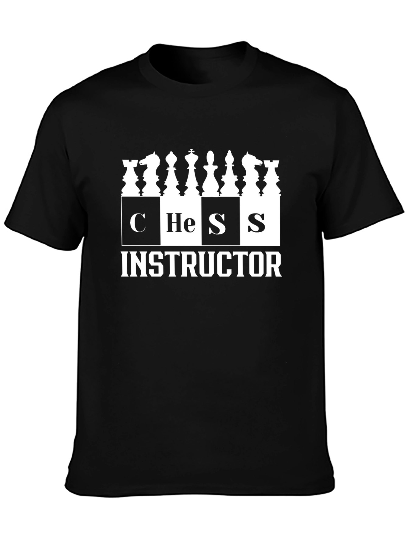 Chess Instructor Black T-Shirt
