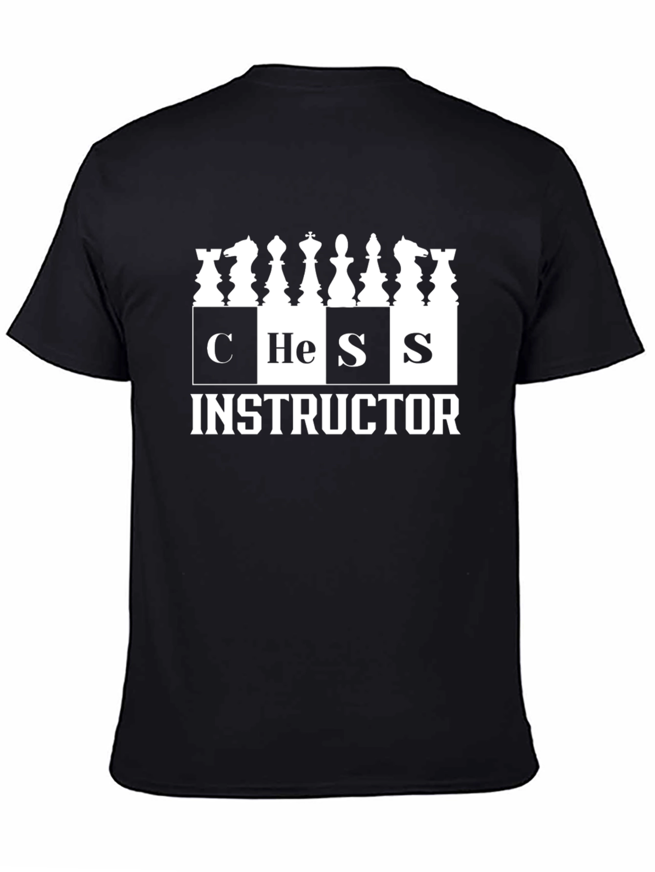 Chess Instructor Black T-Shirt