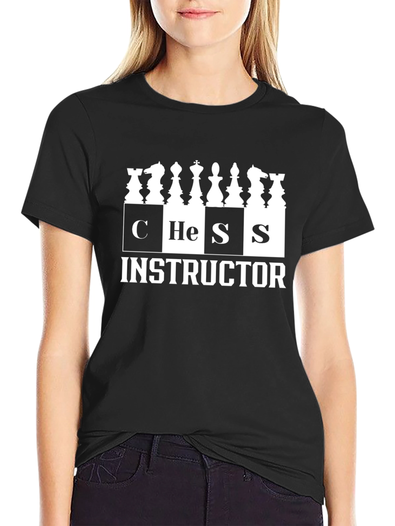 Chess Instructor Black T-Shirt
