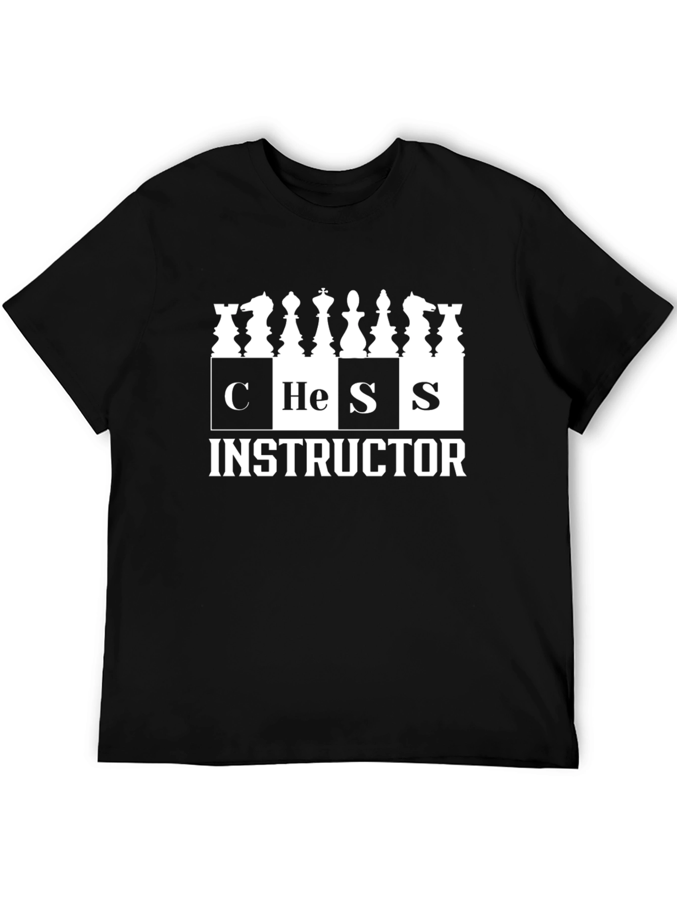 Chess Instructor Black T-Shirt