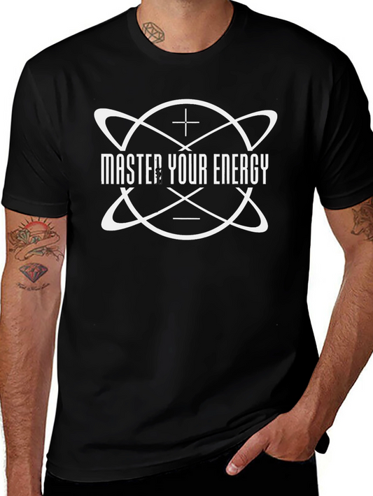 Master Your Energy Graphic T-Shirt - Black