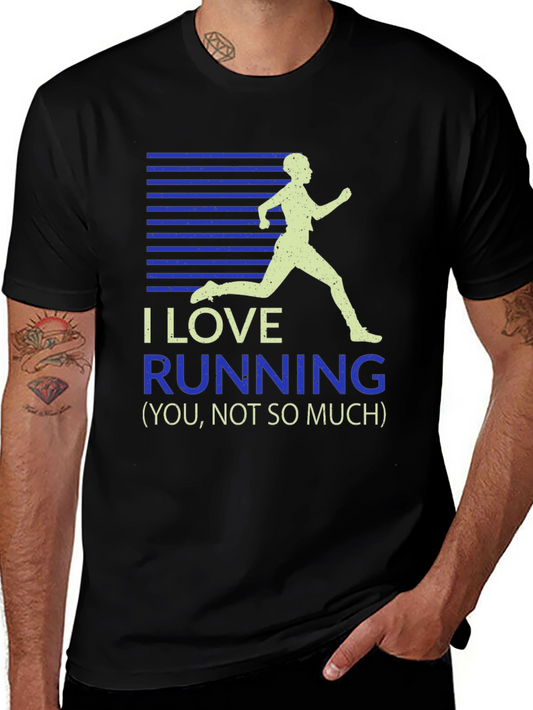 I Love Running Graphic T-Shirt