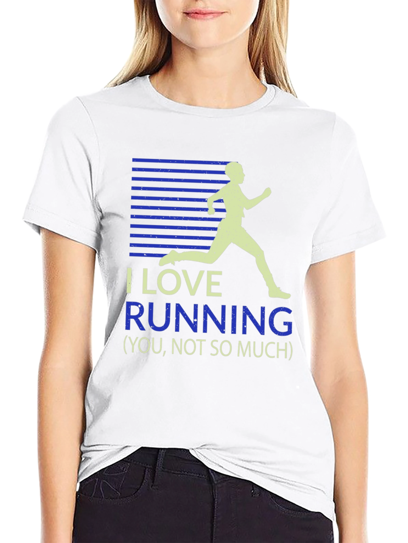 I Love Running Graphic T-Shirt