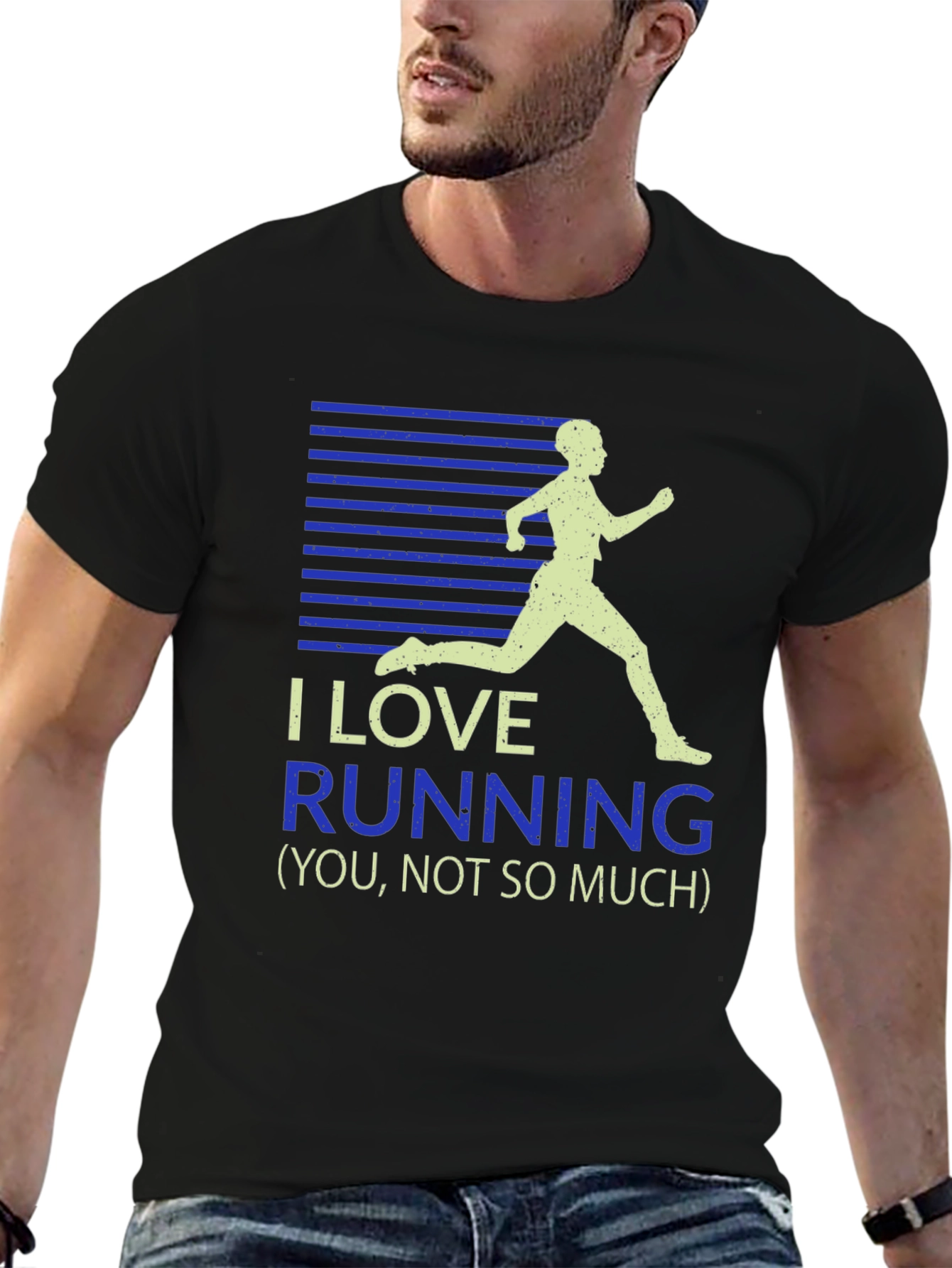 I Love Running Graphic T-Shirt