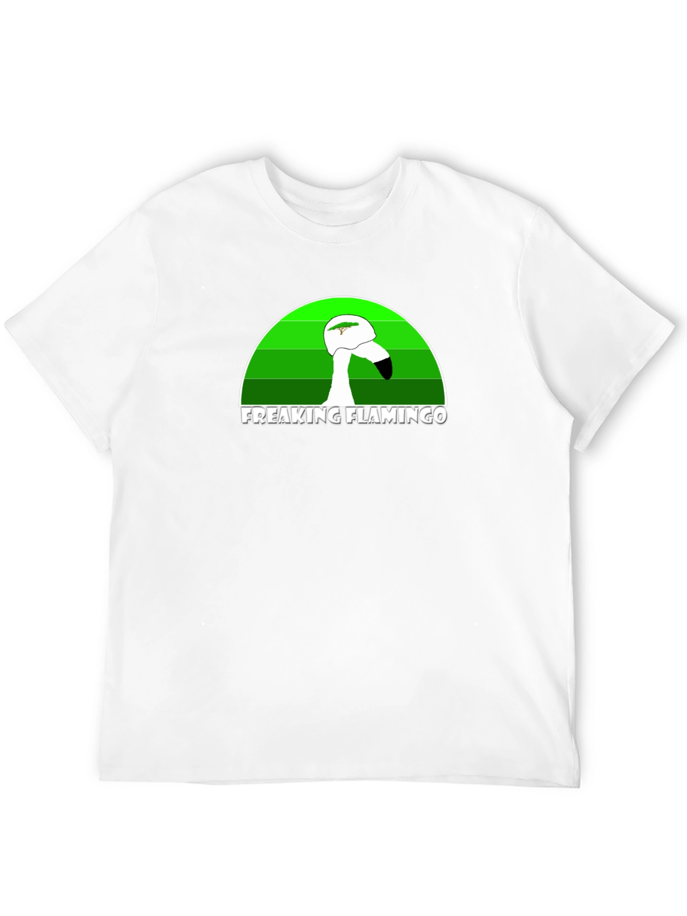 Freaking Flamingo Graphic T-Shirt