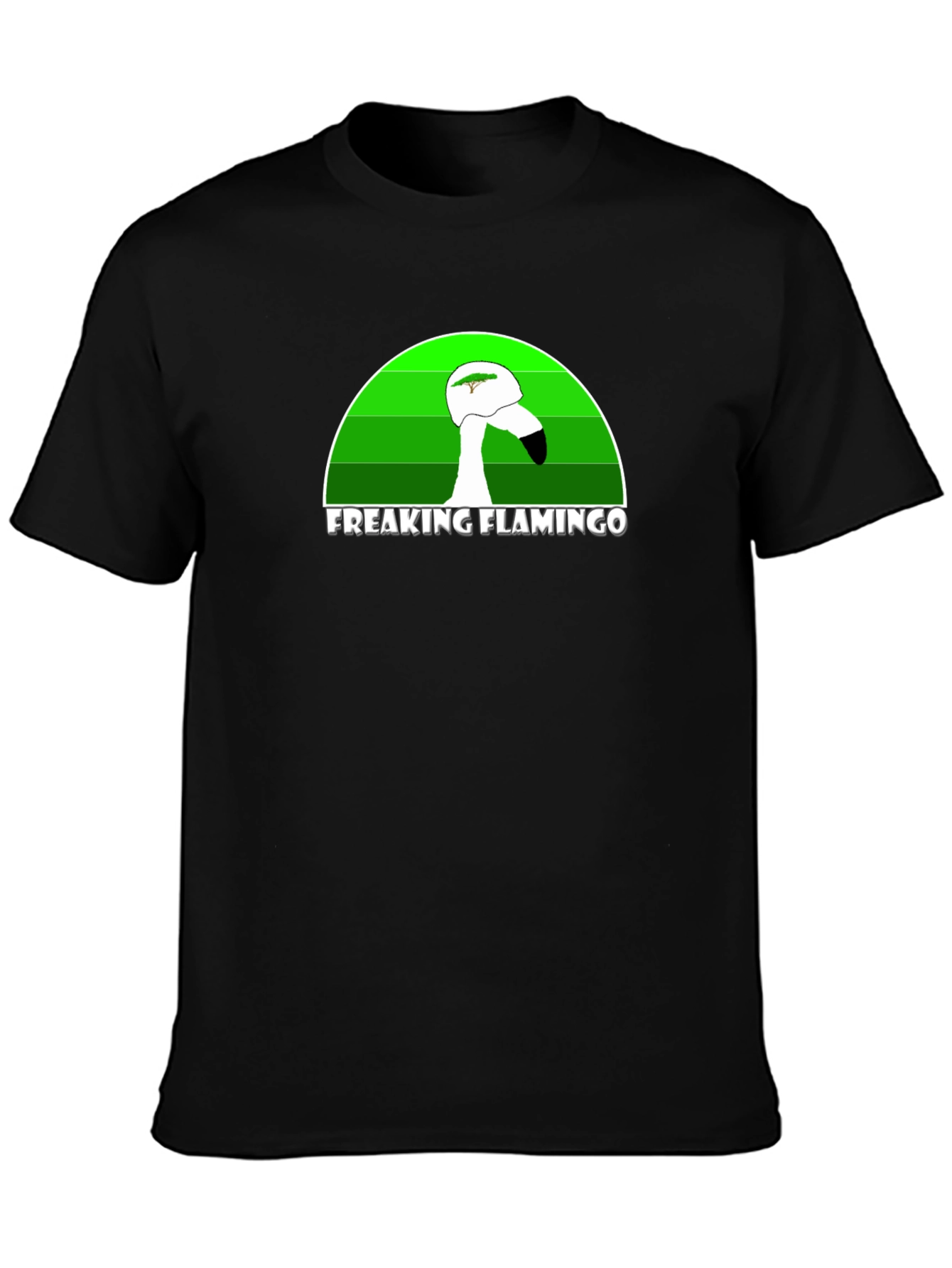 Freaking Flamingo Graphic T-Shirt