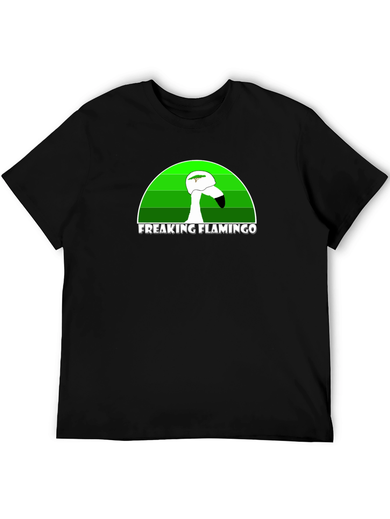 Freaking Flamingo Graphic T-Shirt