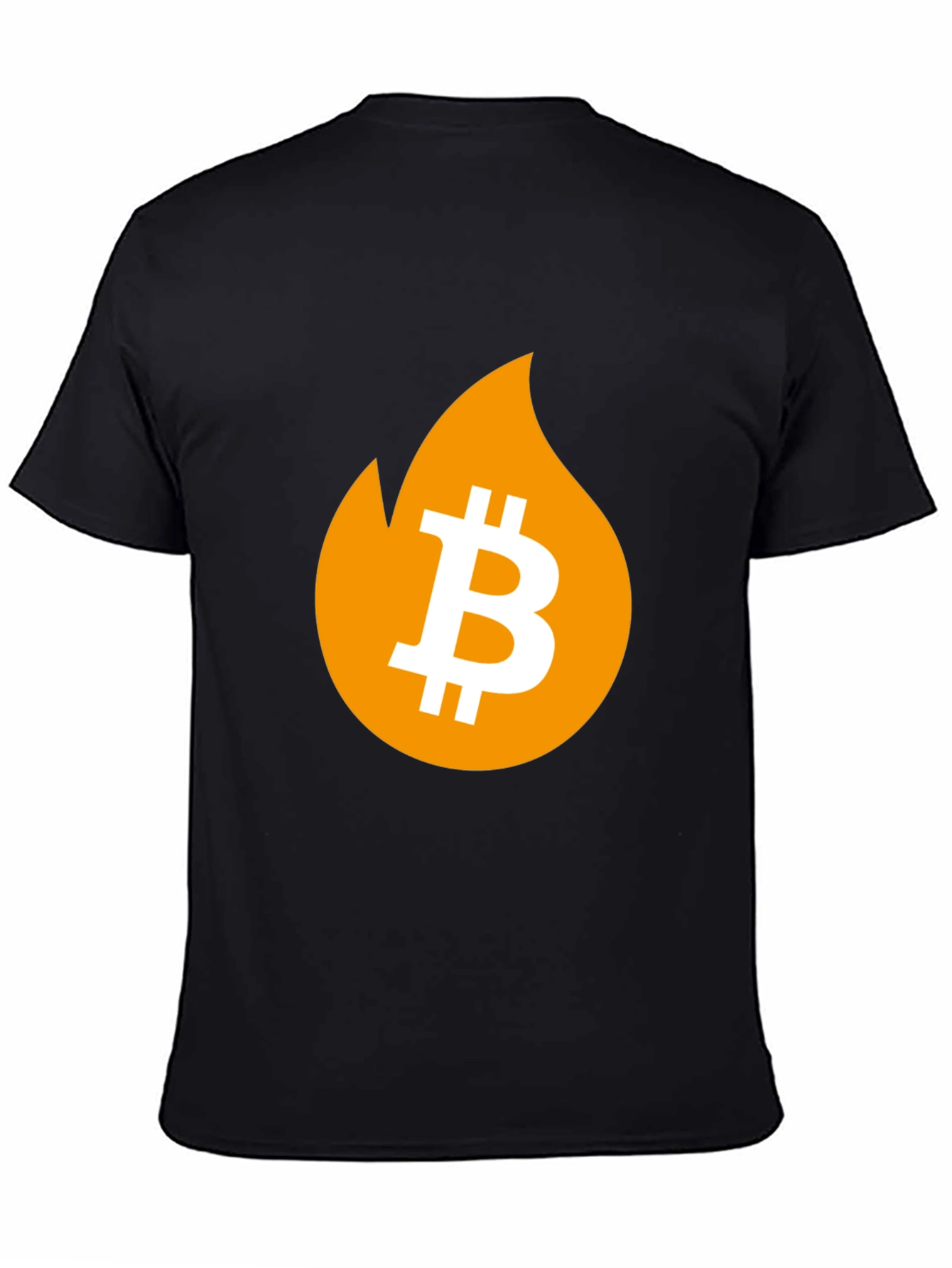 Bitcoin Flame Graphic T-Shirt - Crypto Fashion