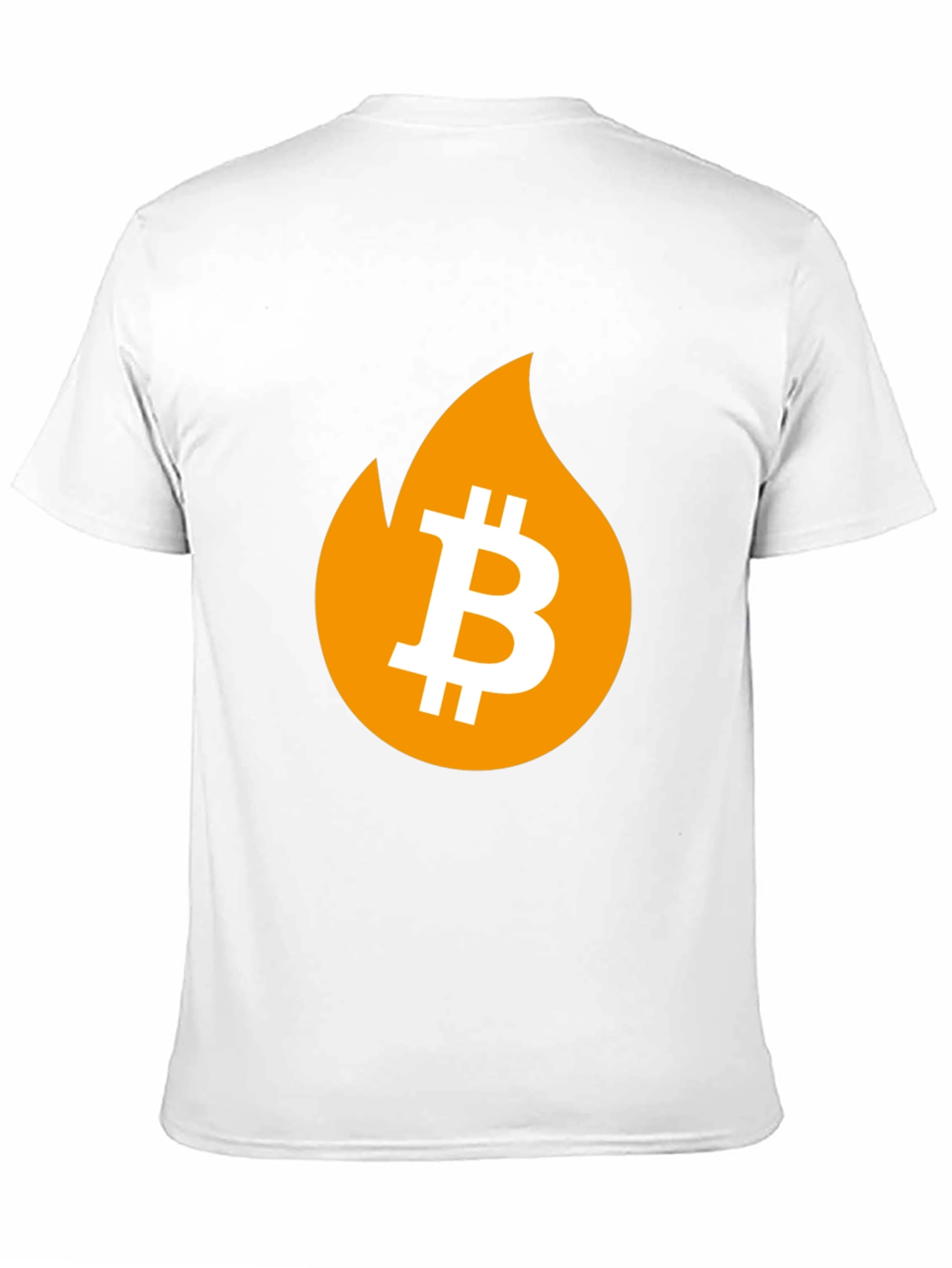 Bitcoin Flame Graphic T-Shirt - Crypto Fashion