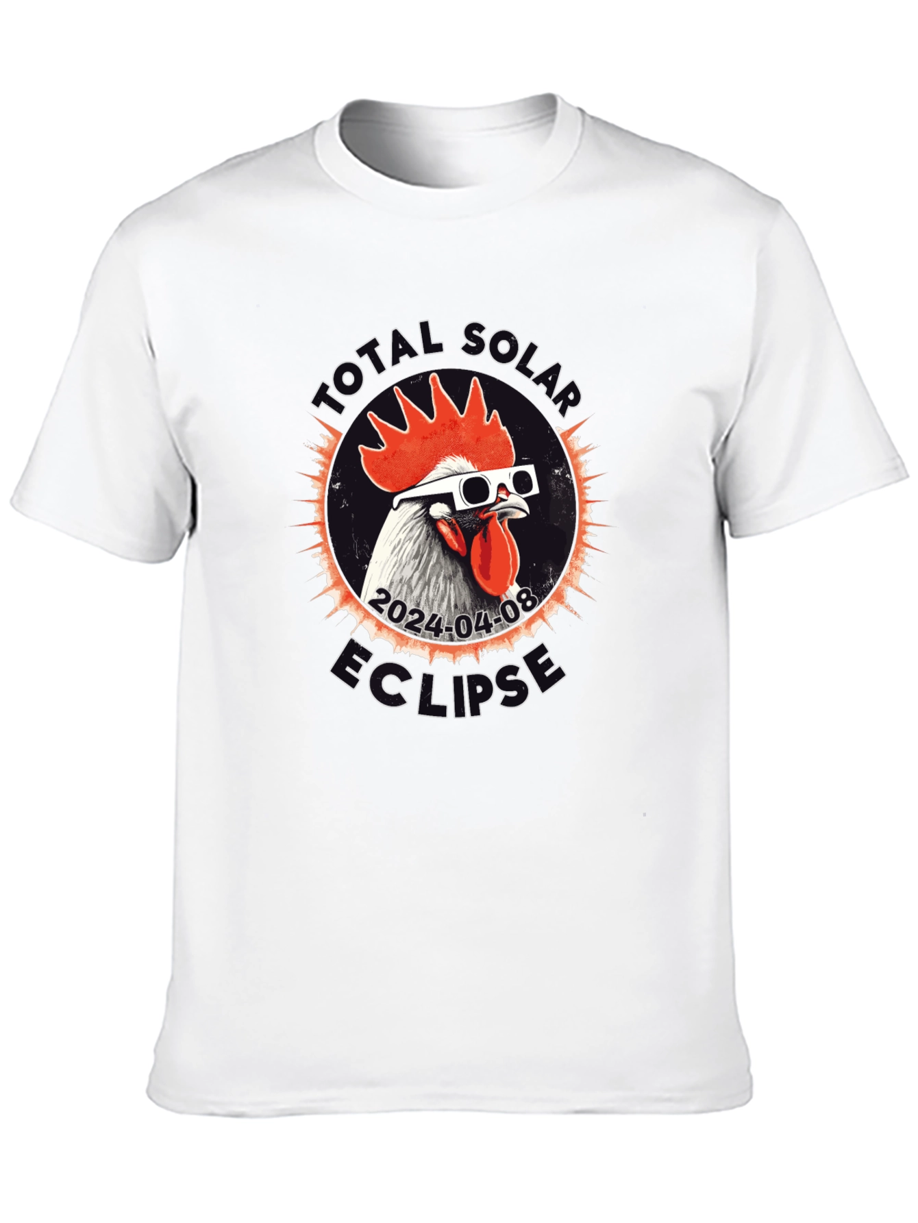 Total Solar Eclipse Chicken T-Shirt