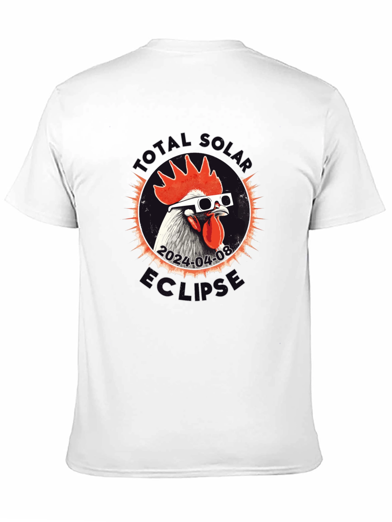 Total Solar Eclipse Chicken T-Shirt