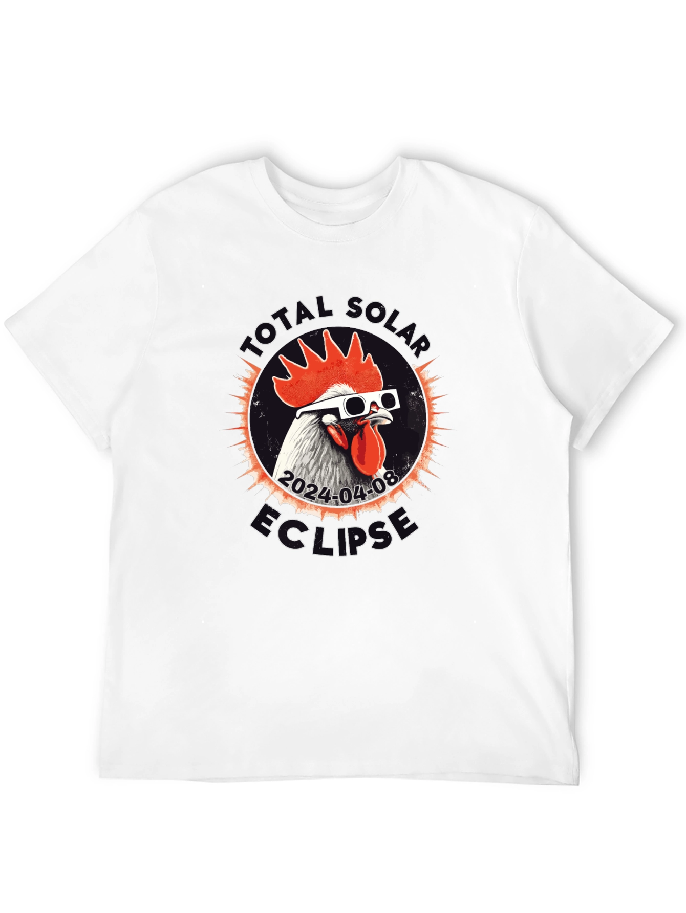 Total Solar Eclipse Chicken T-Shirt