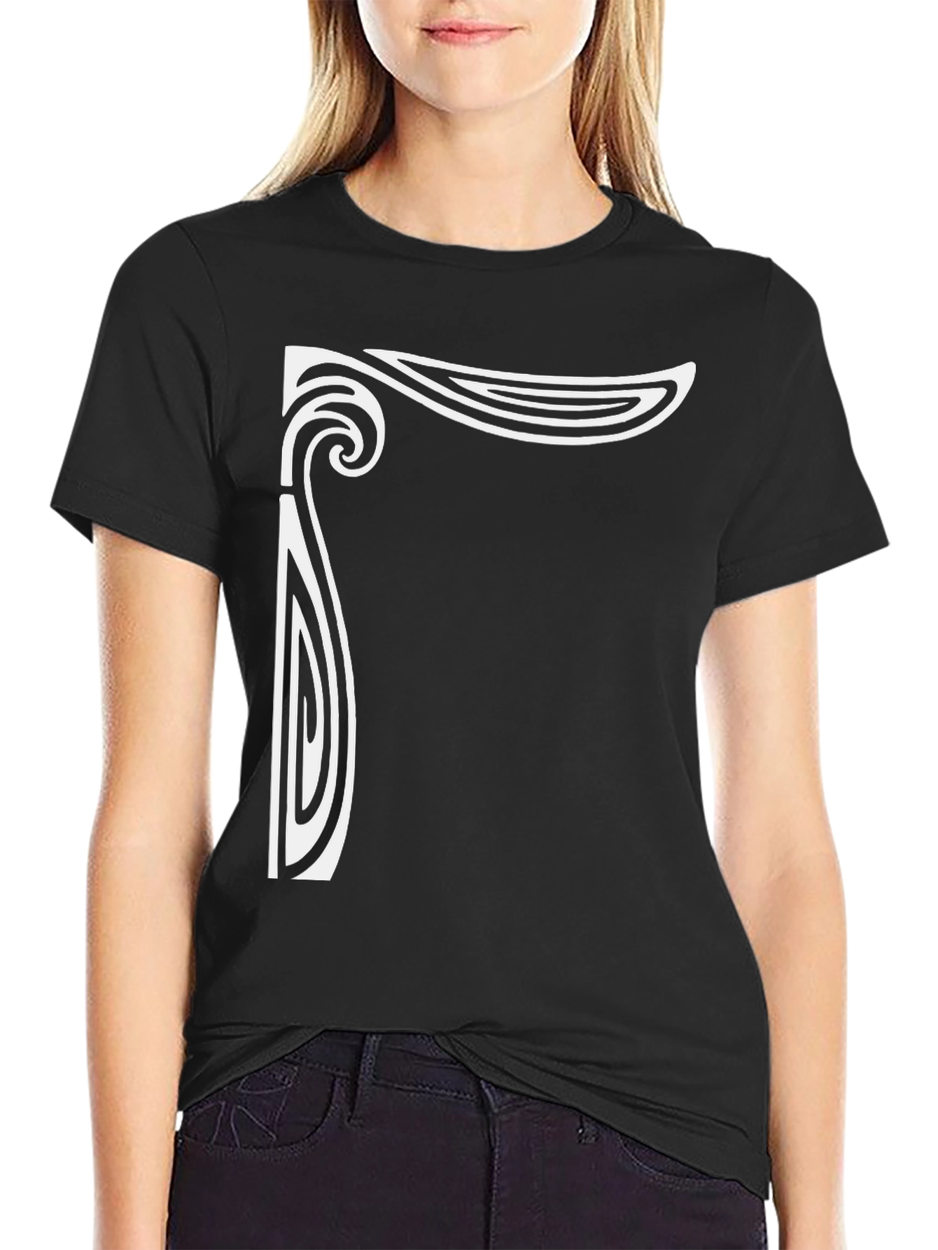 Modern Art Deco Style Graphic T-Shirt