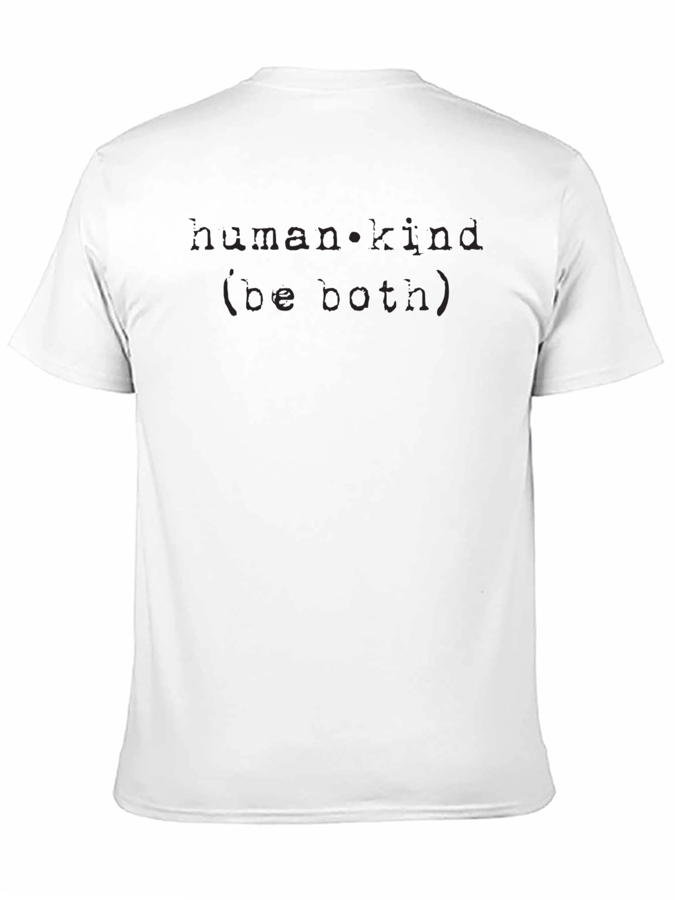 Human Kind Be Both Black Tee