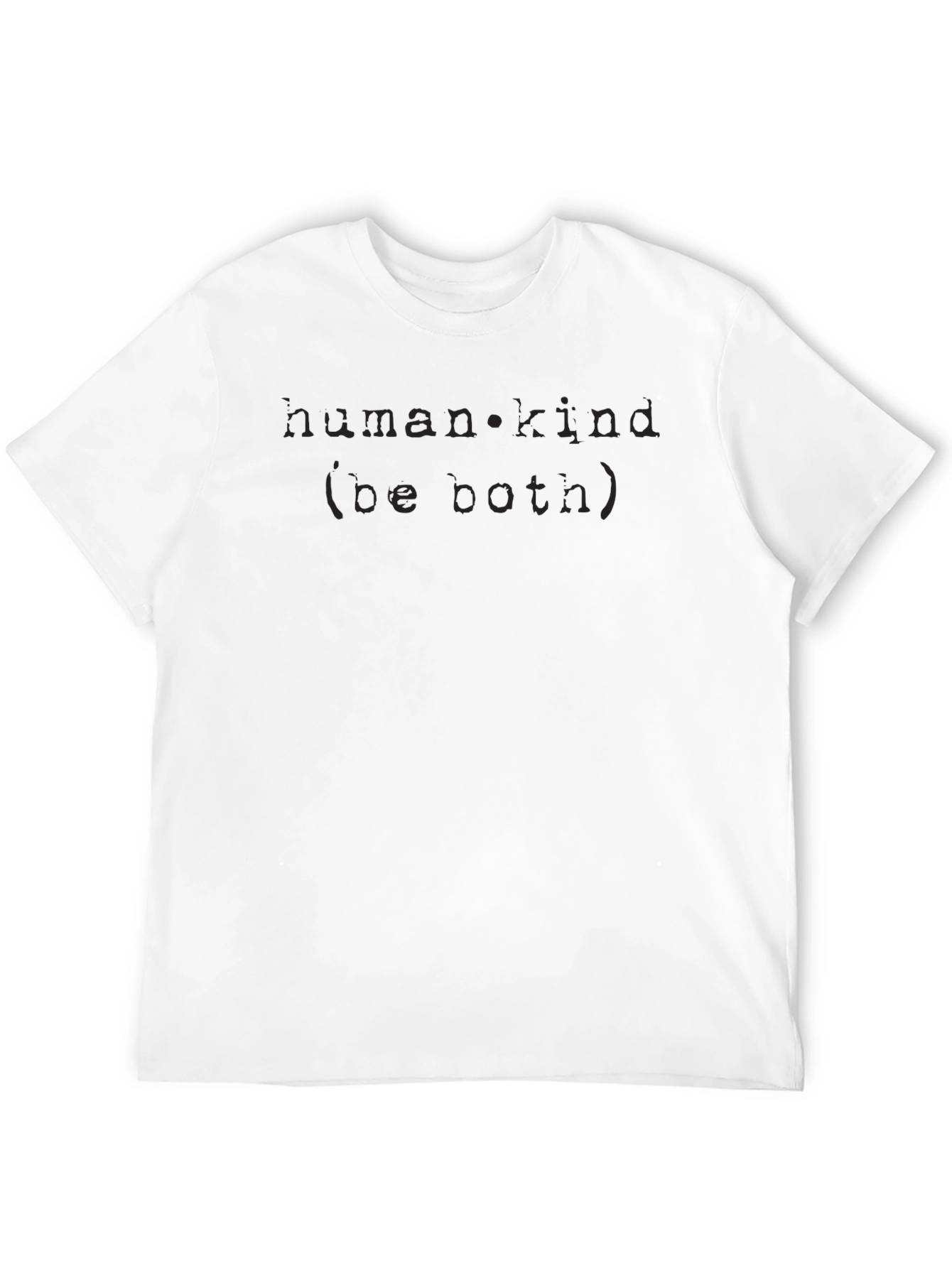 Human Kind Be Both Black Tee