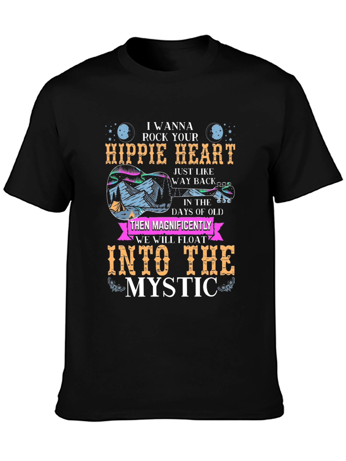 Hippie Heart Mystic Graphic T-Shirt
