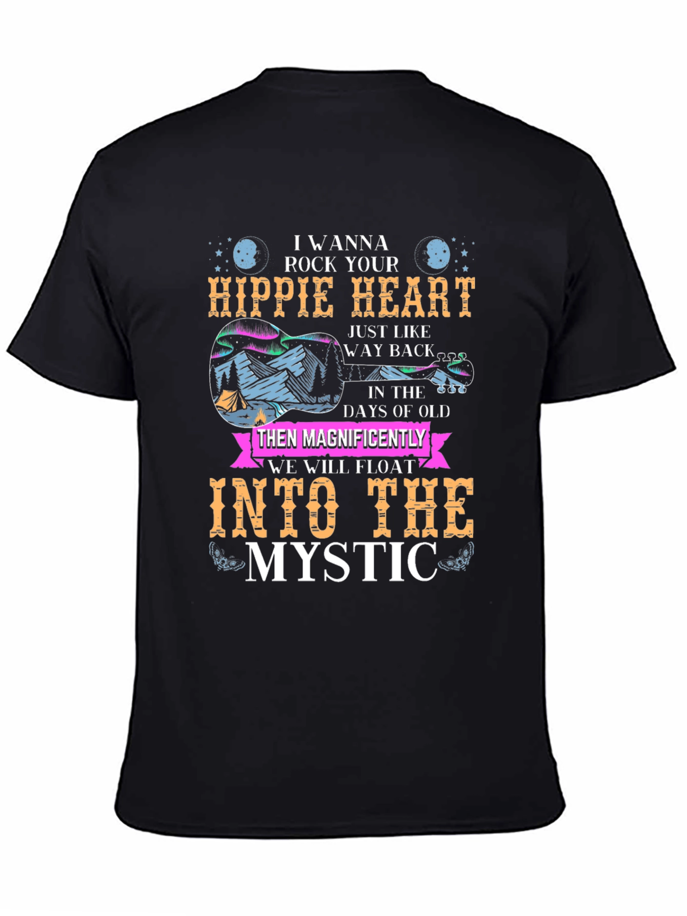 Hippie Heart Mystic Graphic T-Shirt