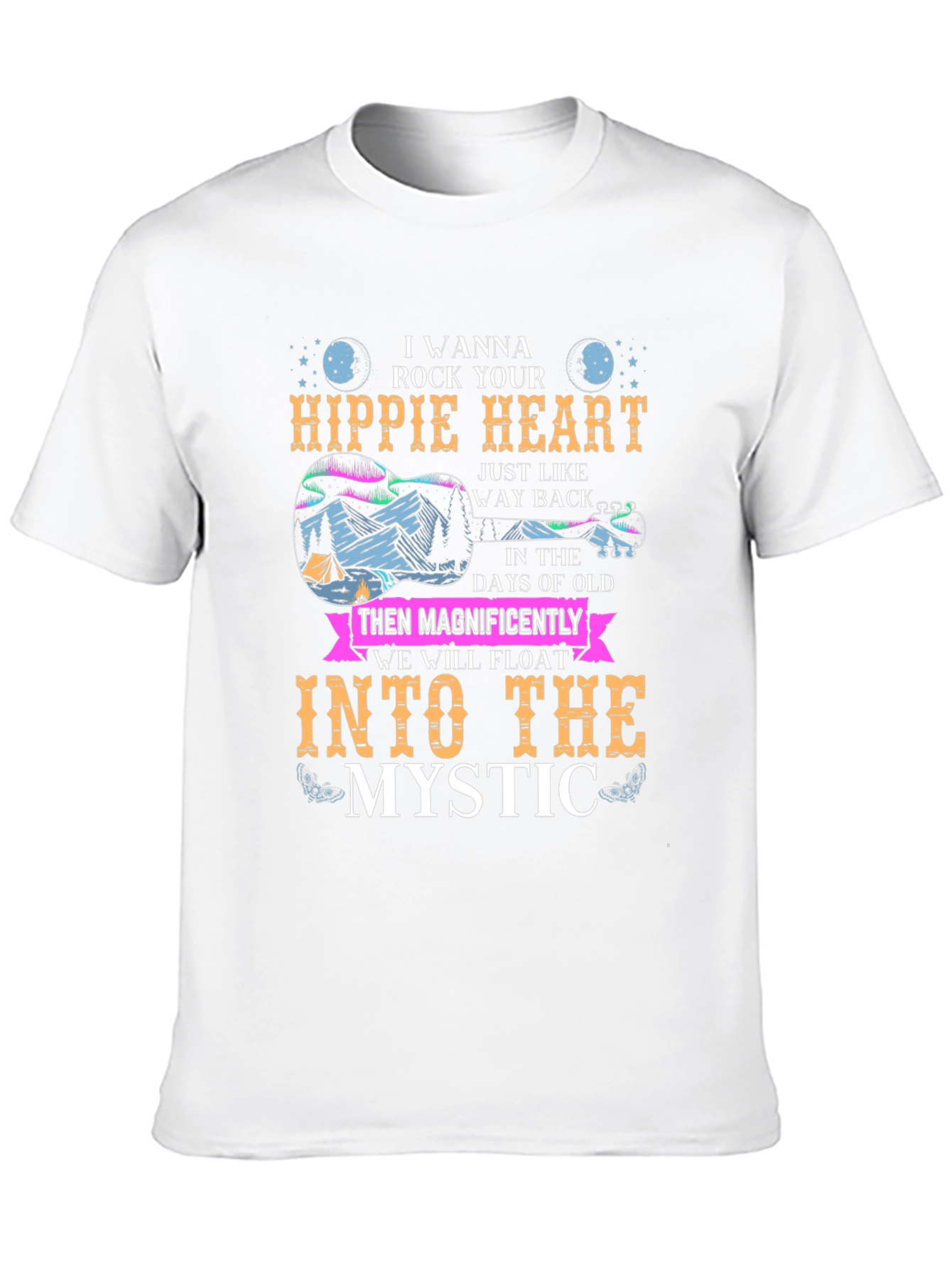 Hippie Heart Mystic Graphic T-Shirt