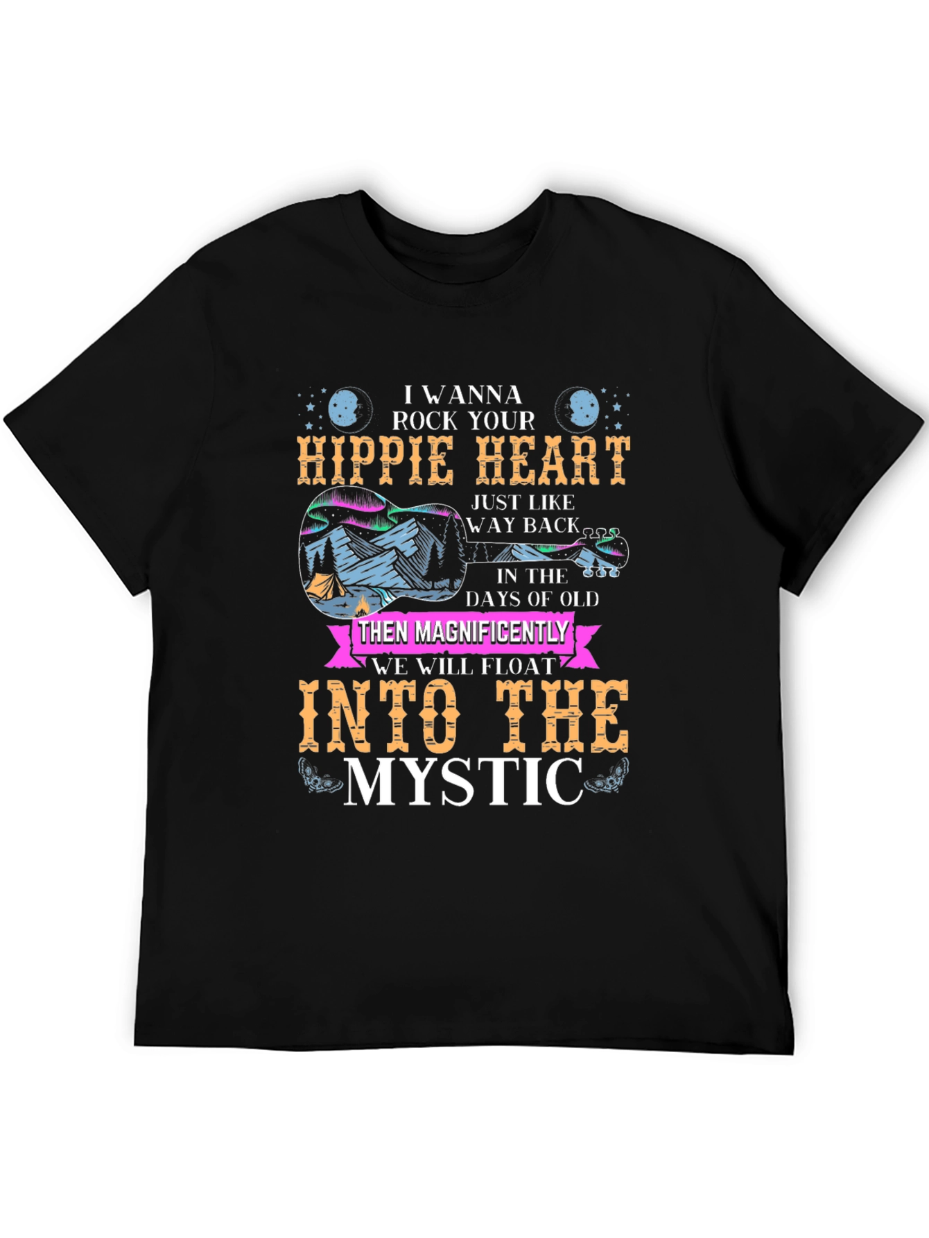 Hippie Heart Mystic Graphic T-Shirt