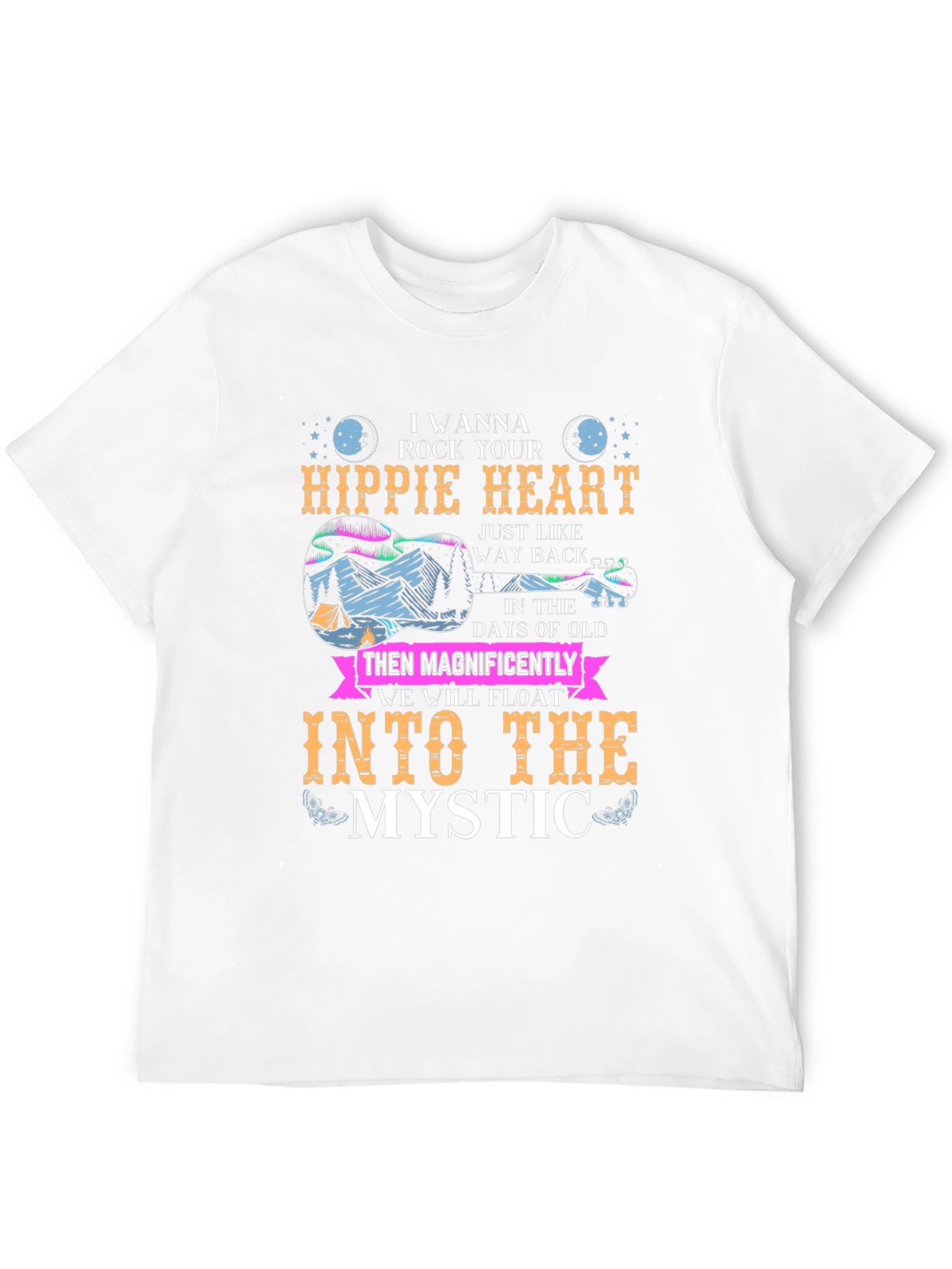 Hippie Heart Mystic Graphic T-Shirt