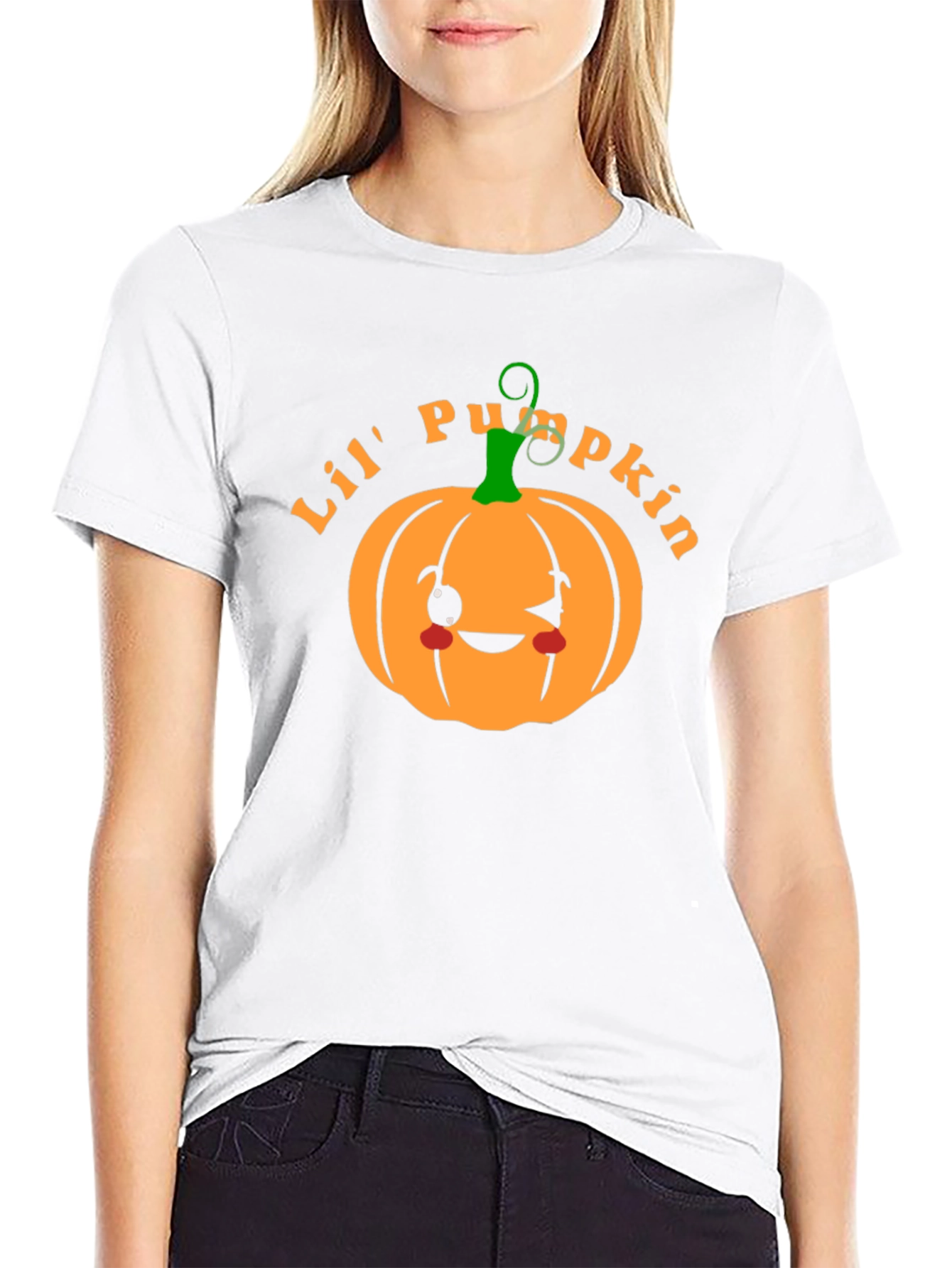 Lil Pumpkin T-Shirt - Cute Halloween Tee