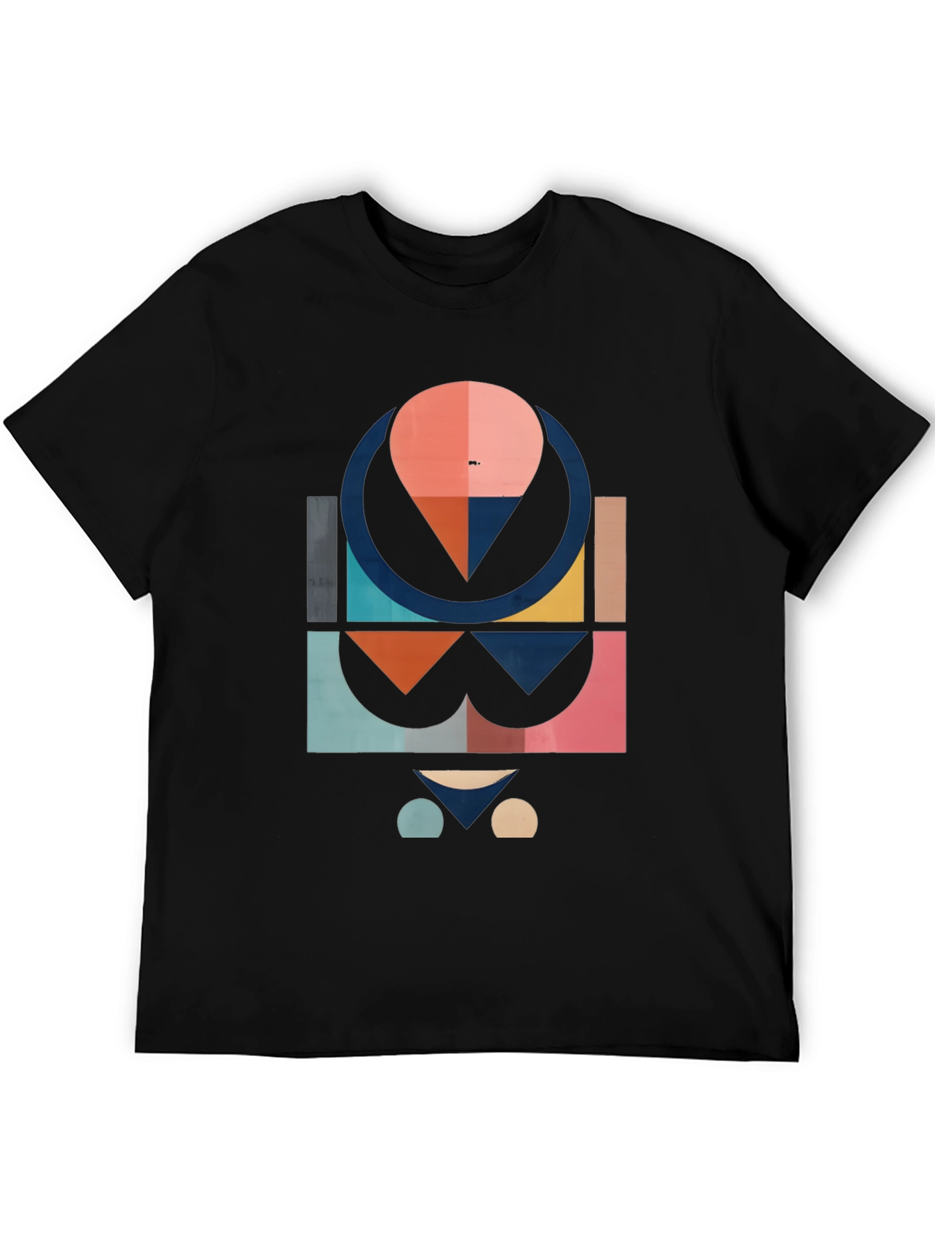 Geometric Design Tee - Modern Art Shirt