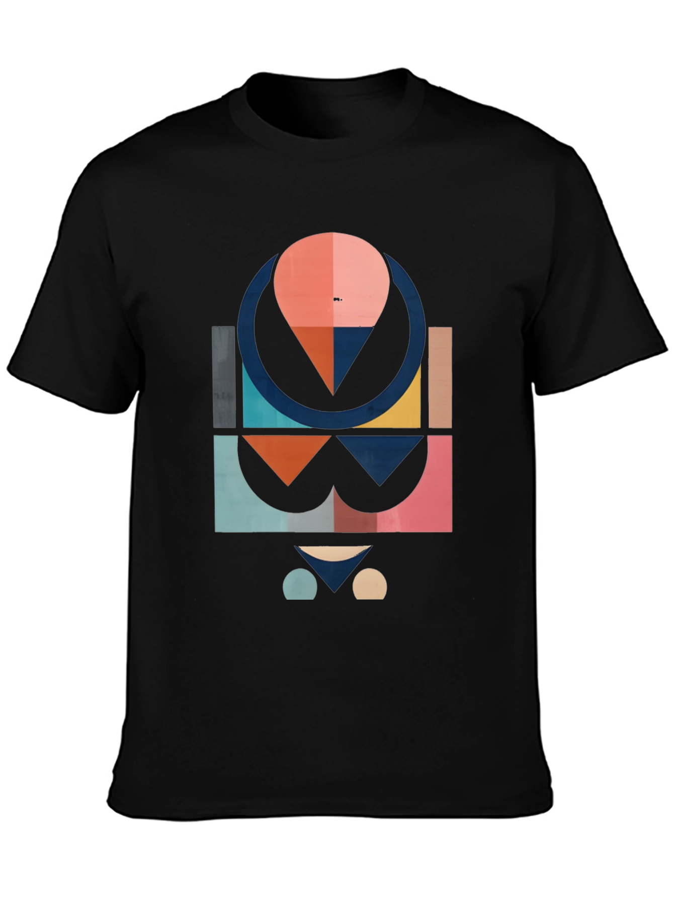 Geometric Design Tee - Modern Art Shirt