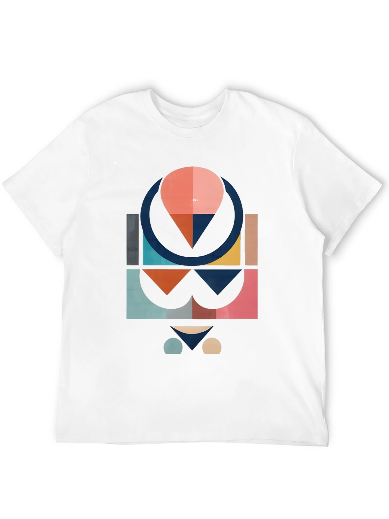 Geometric Design Tee - Modern Art Shirt