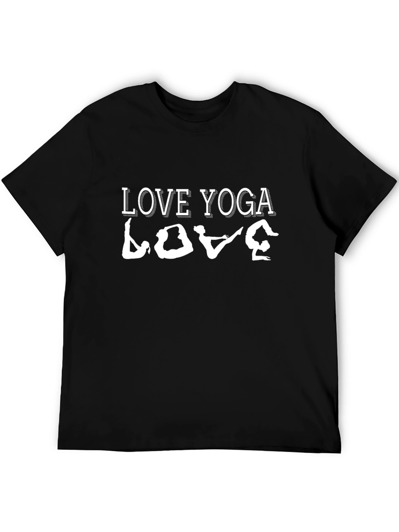 Love Yoga Graphic Tee - Black T-Shirt
