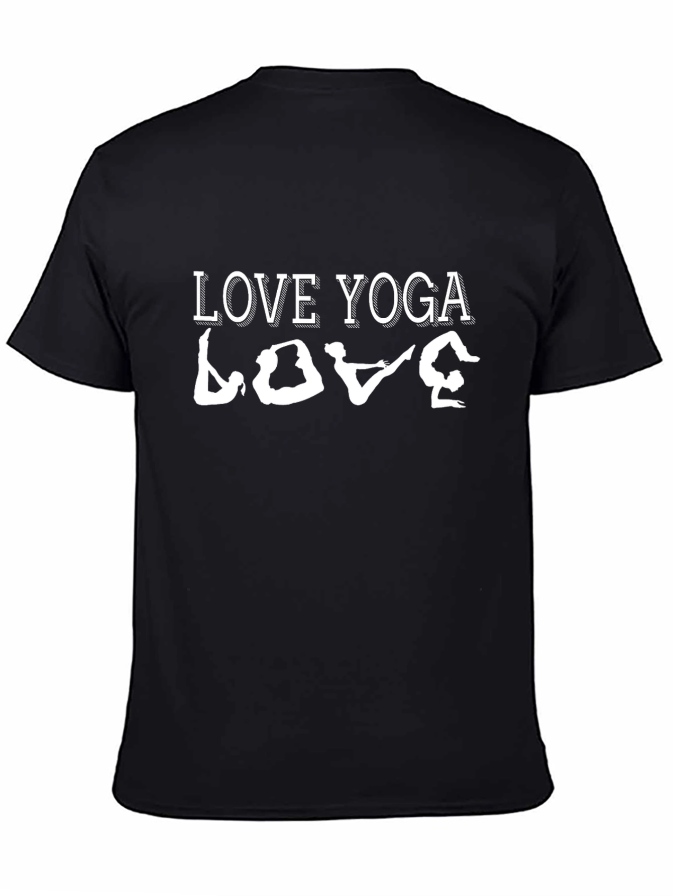 Love Yoga Graphic Tee - Black T-Shirt