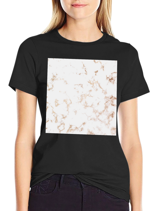 Marble Graphic Black T-Shirt